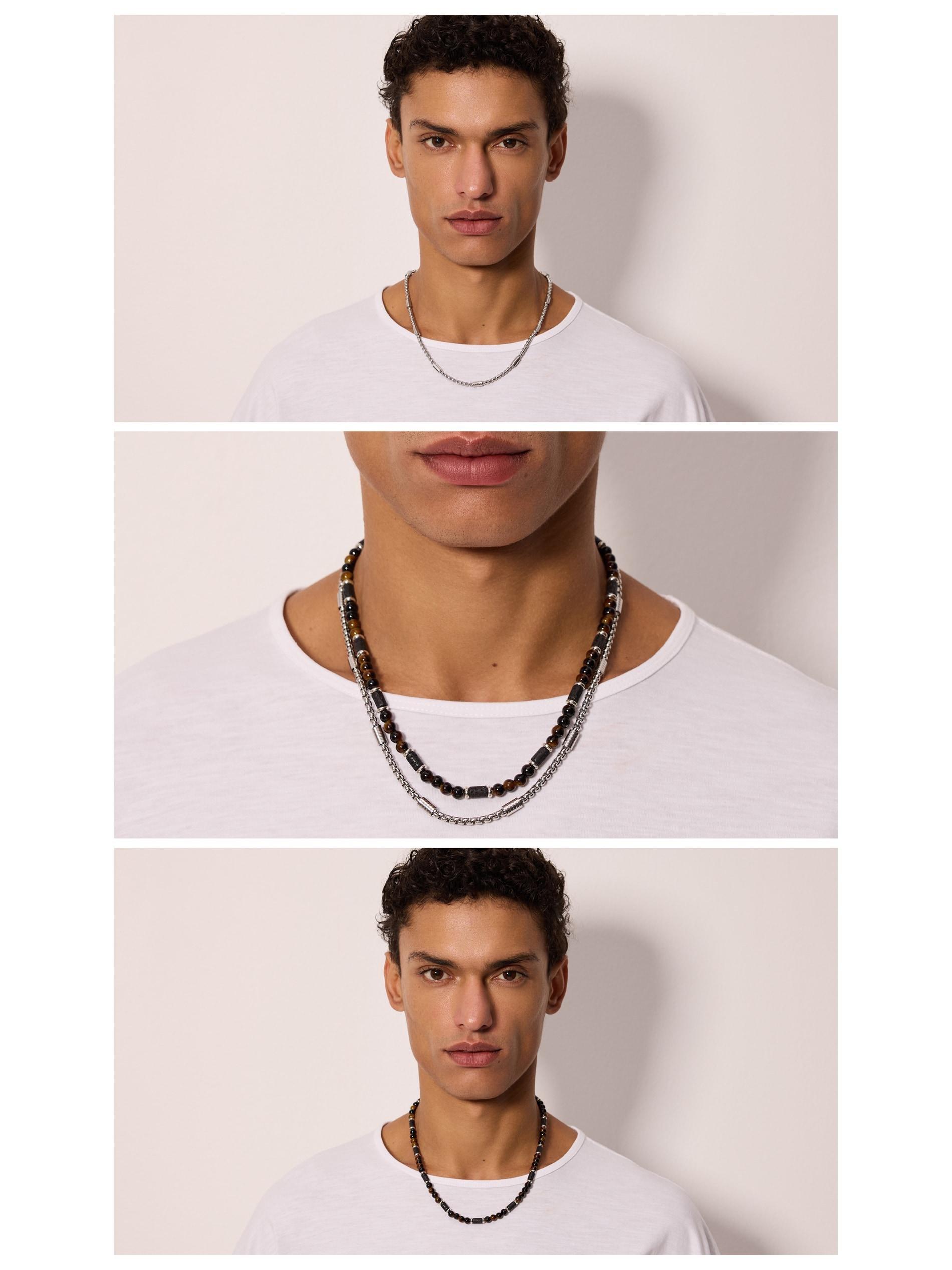 Black Biker Shorts, Silver, large image number 2