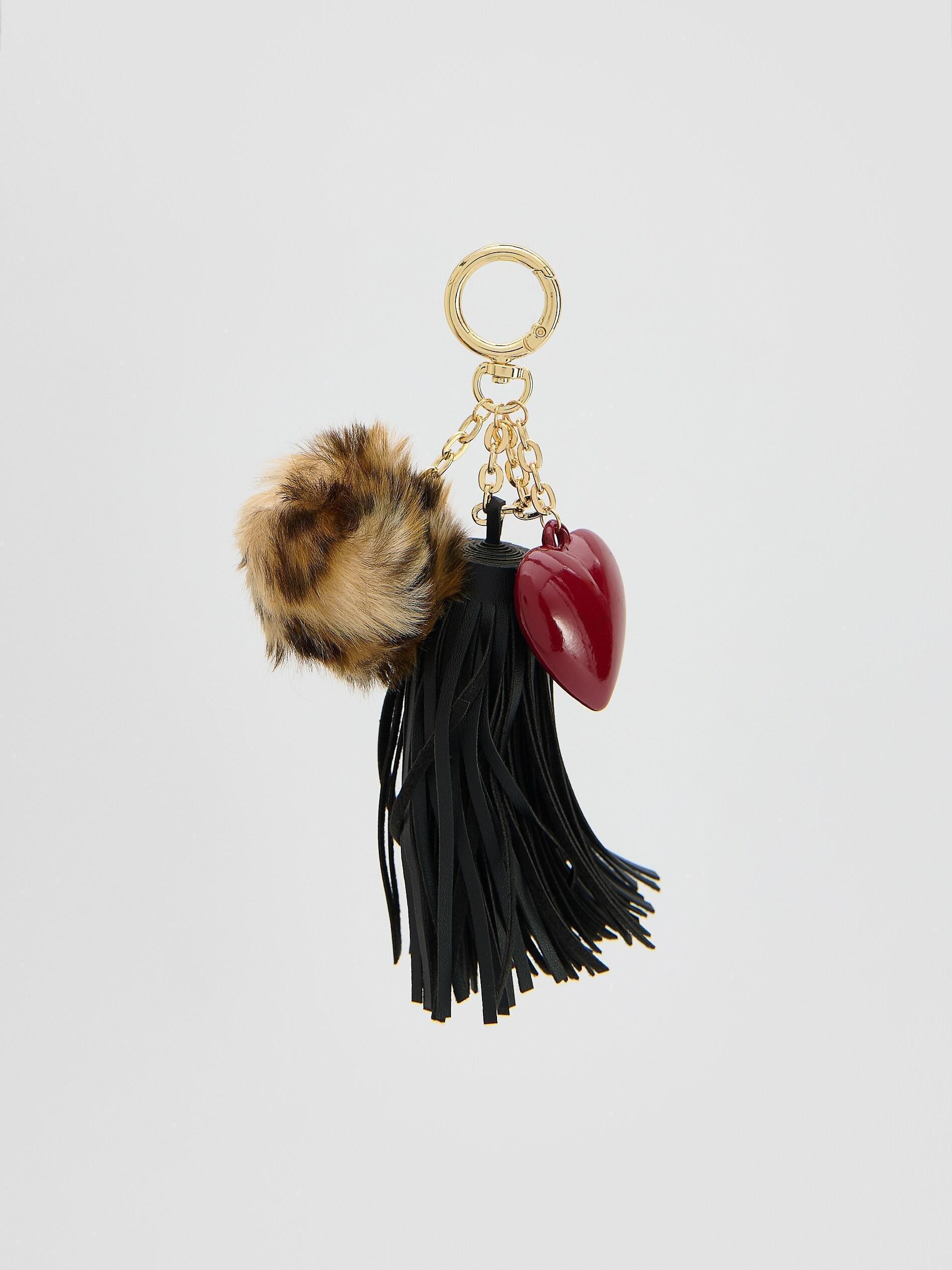 MULTICOLOR Key chain with pendants, Multicolor, large image number 0
