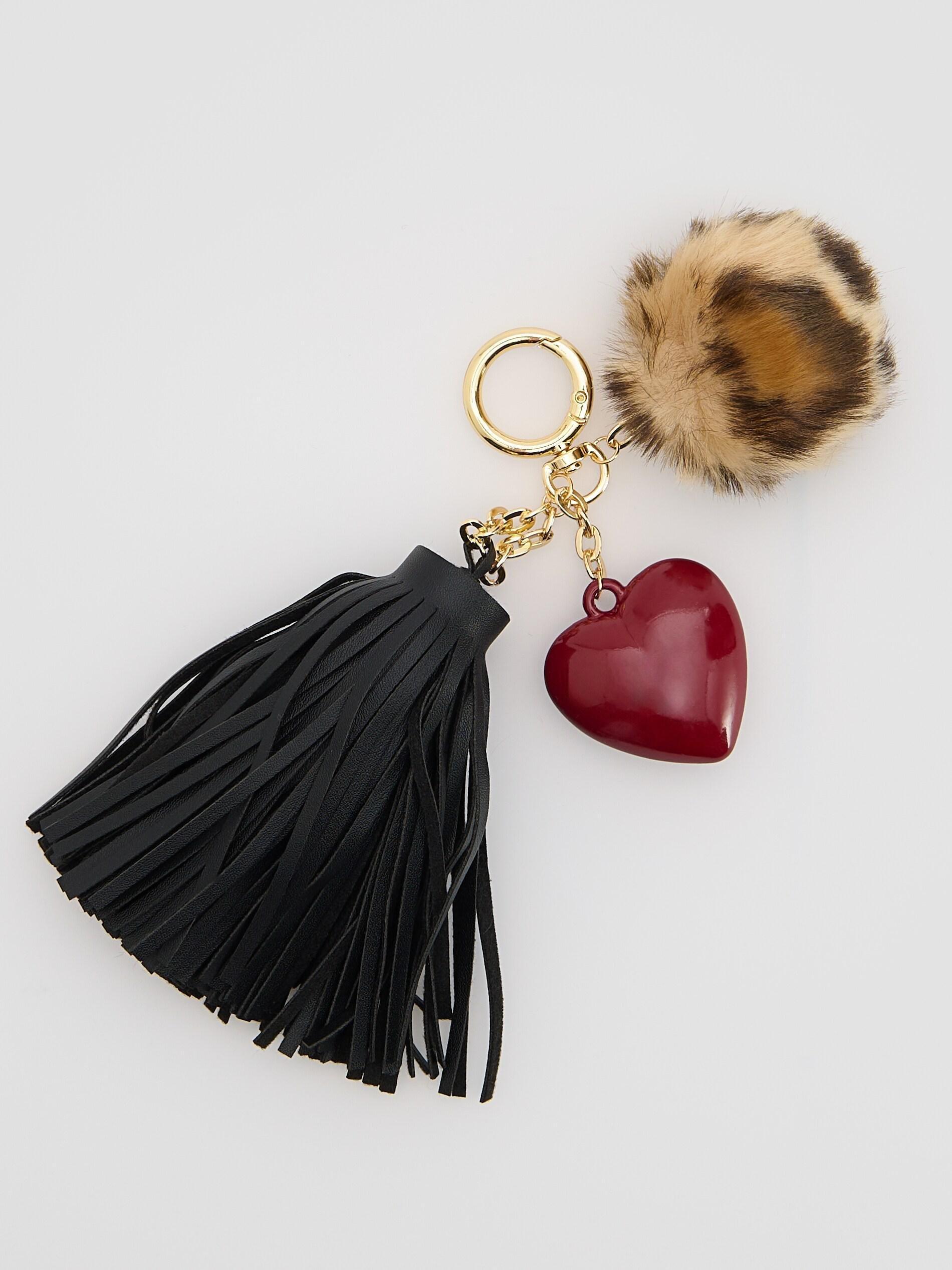 MULTICOLOR Key chain with pendants, Multicolor, large image number 1