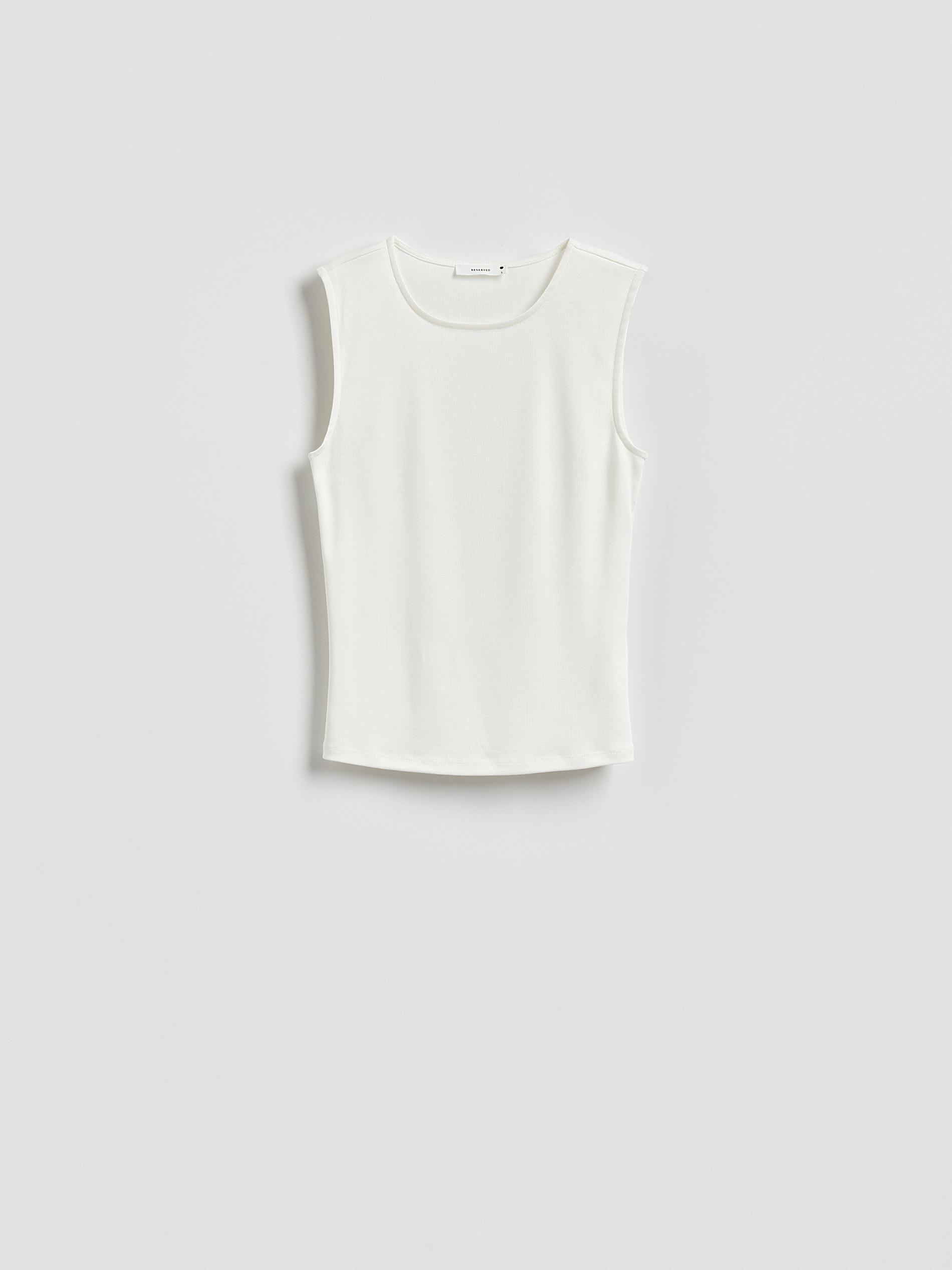Cream Viscose Rich Top, Ivory, large image number 0