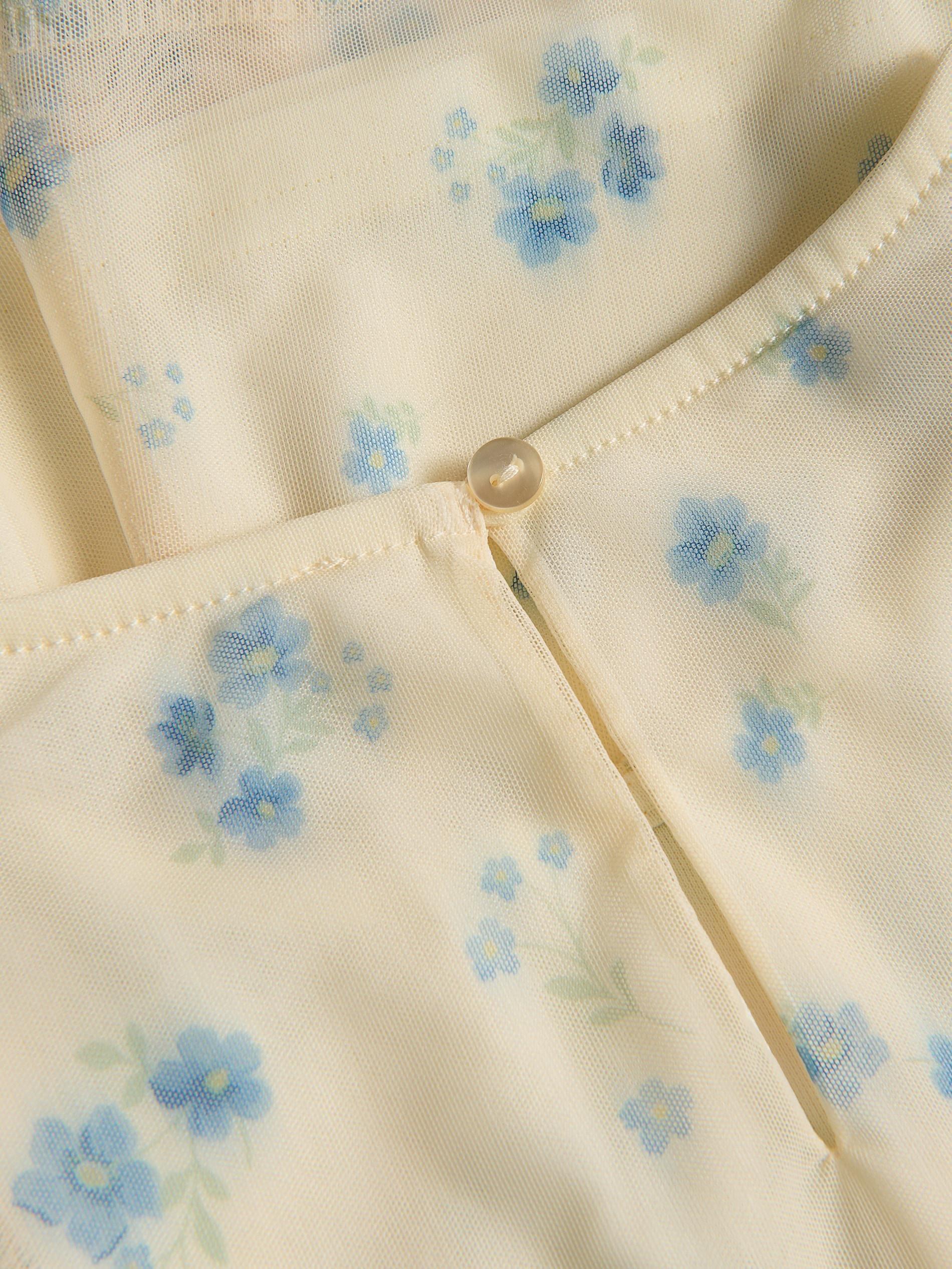 Multicolour Floral Dress, Multicolor, medium