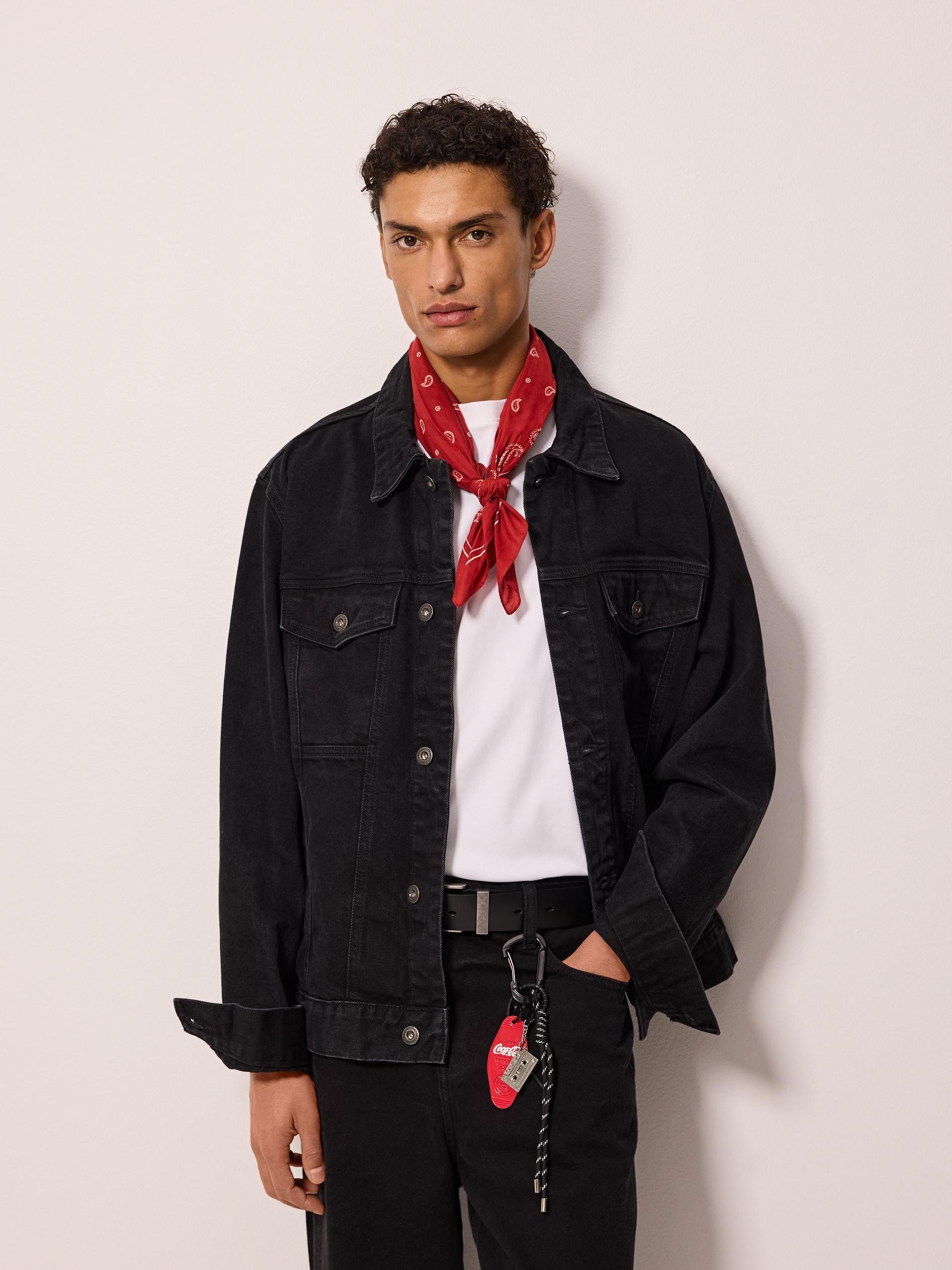 Cream Relaxed Fit T-Shirt With Print, Black, medium