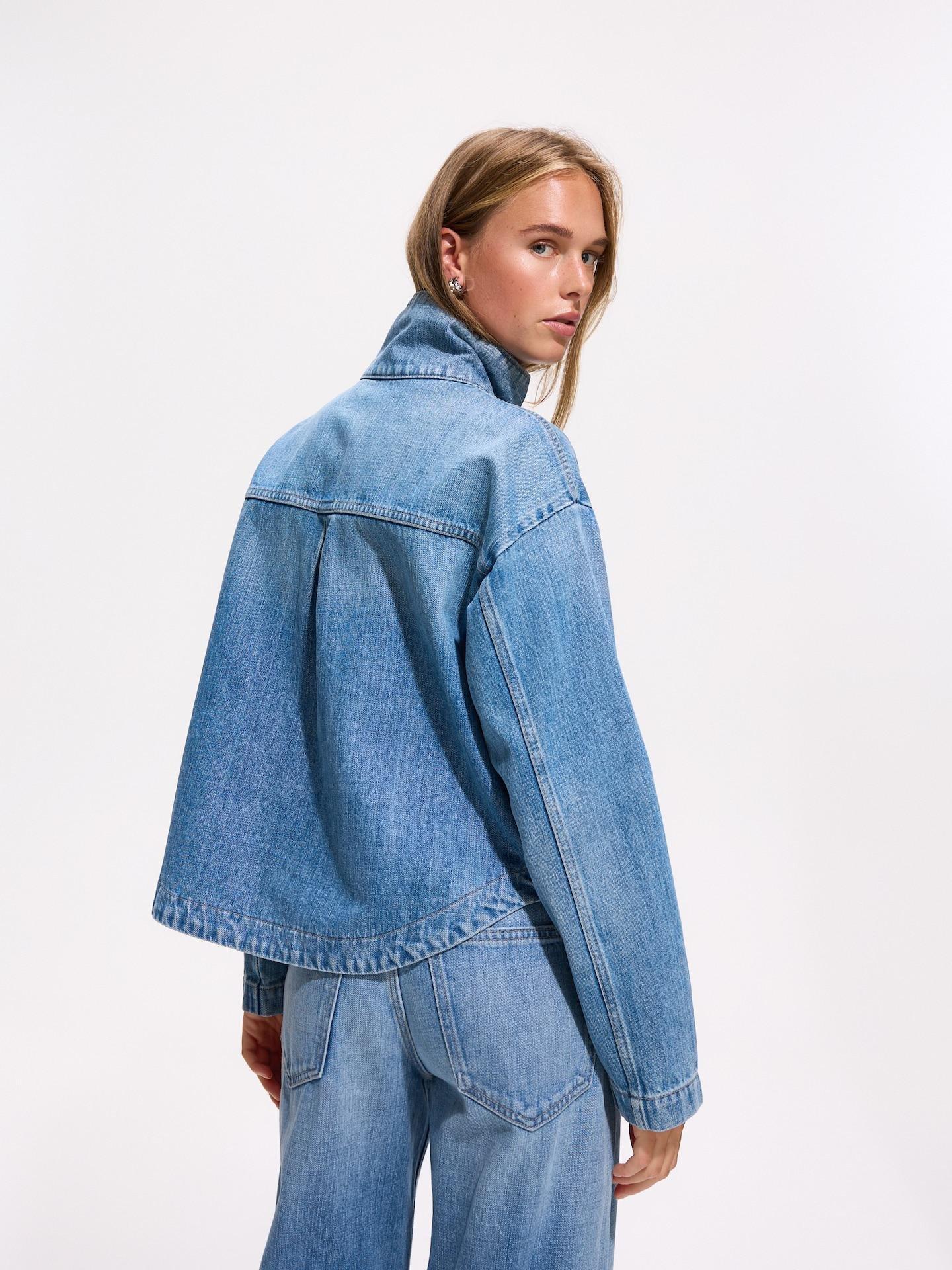 Blue Jeans Denim Jacket, Blue, large image number 3