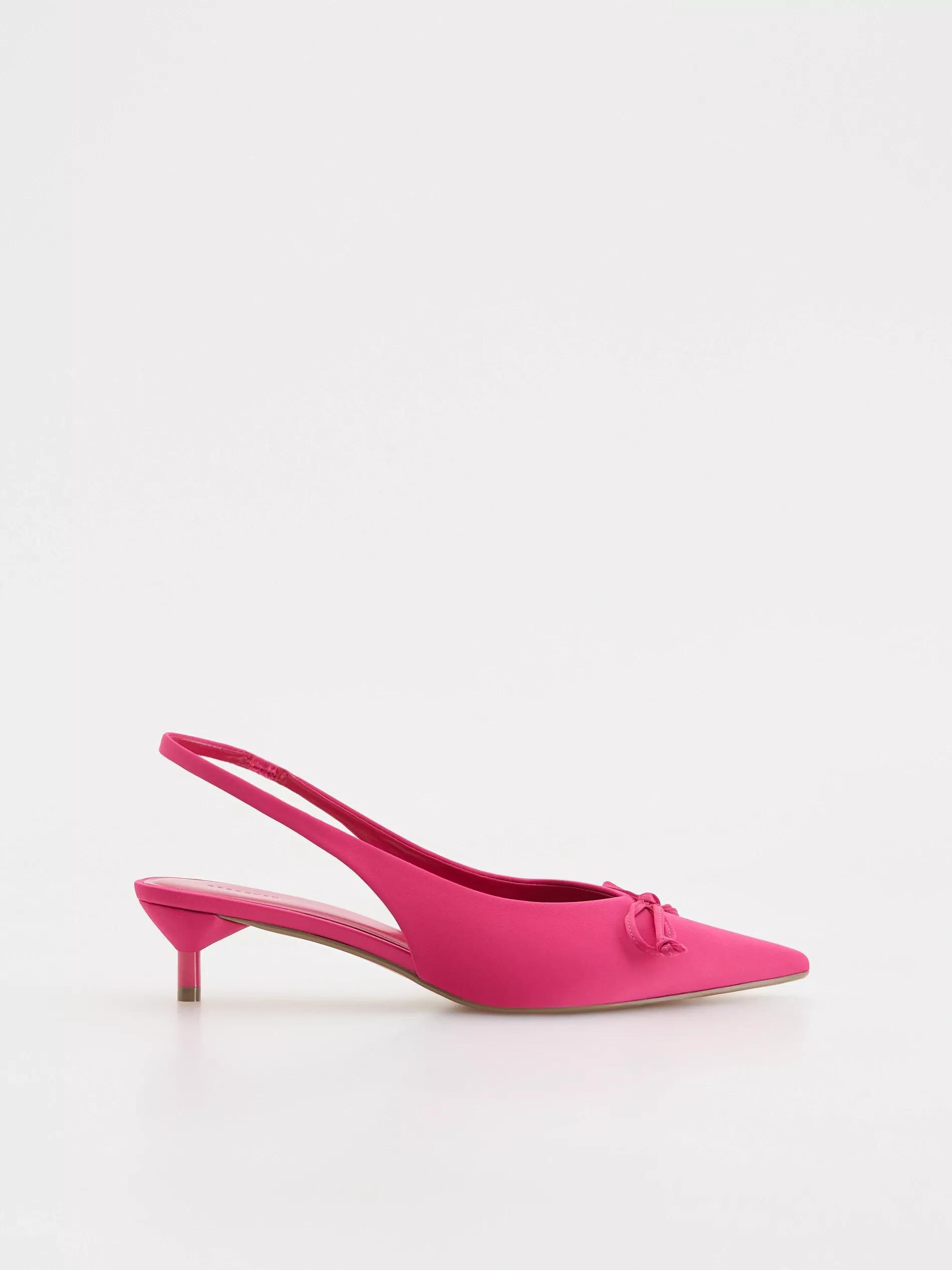 Fuchsia Pumps With Bow Details, , medium