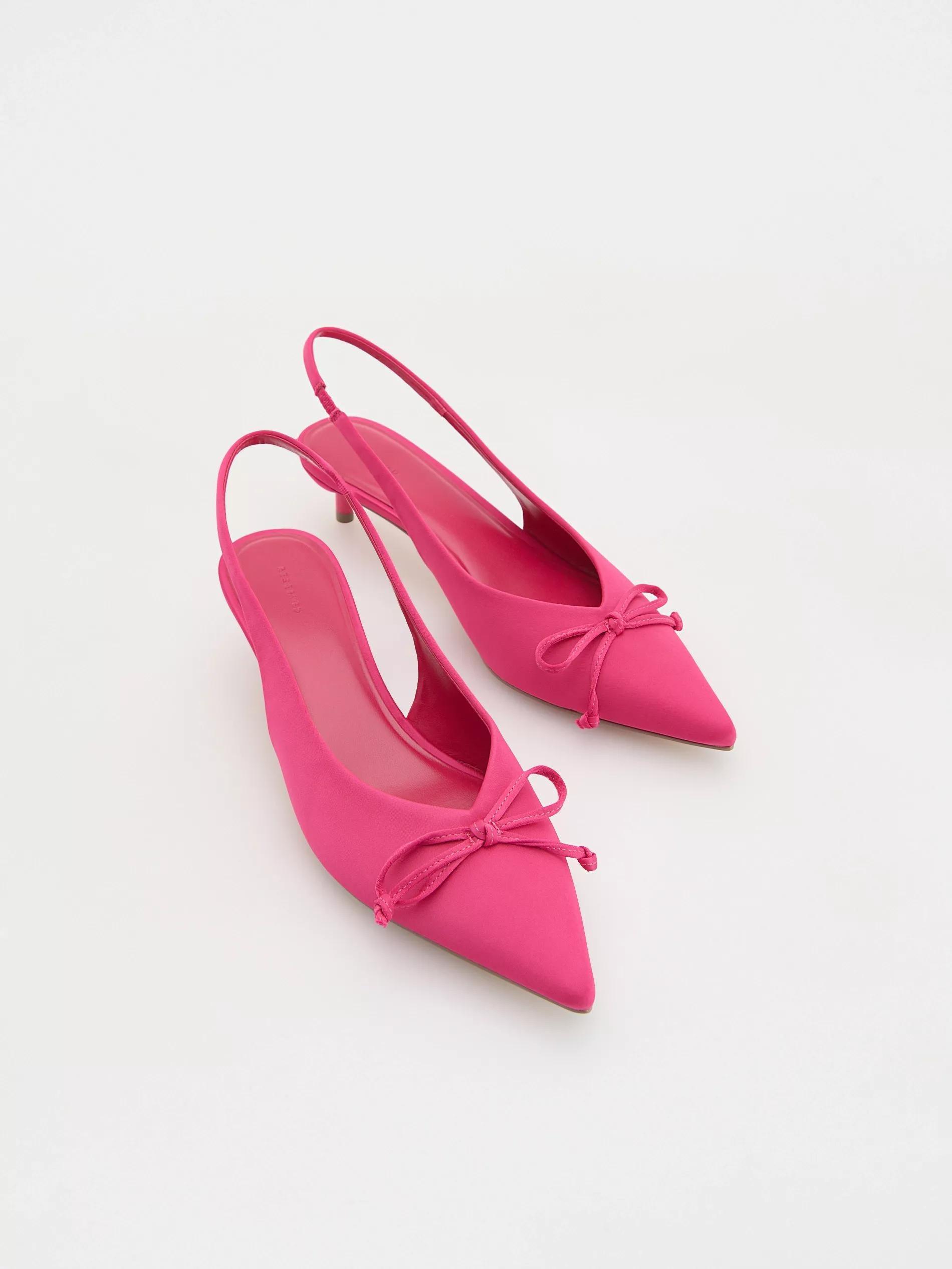 Fuchsia Pumps With Bow Details, , large image number 1