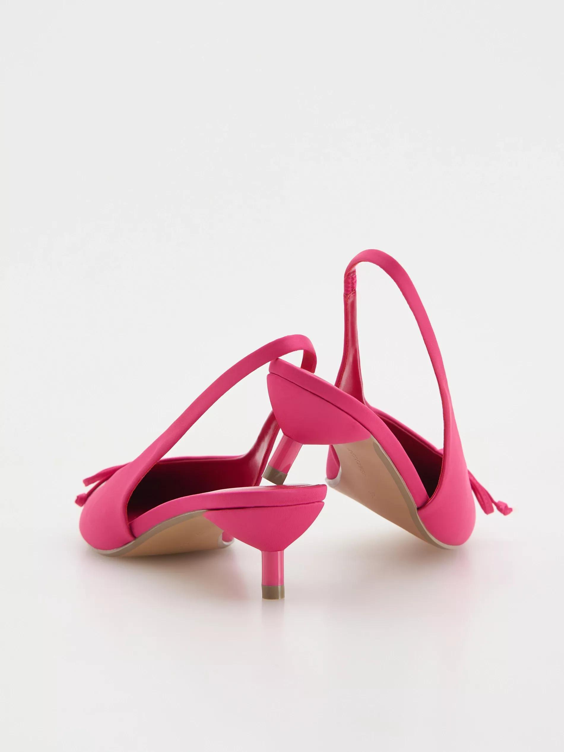Fuchsia Pumps With Bow Details, , large image number 2