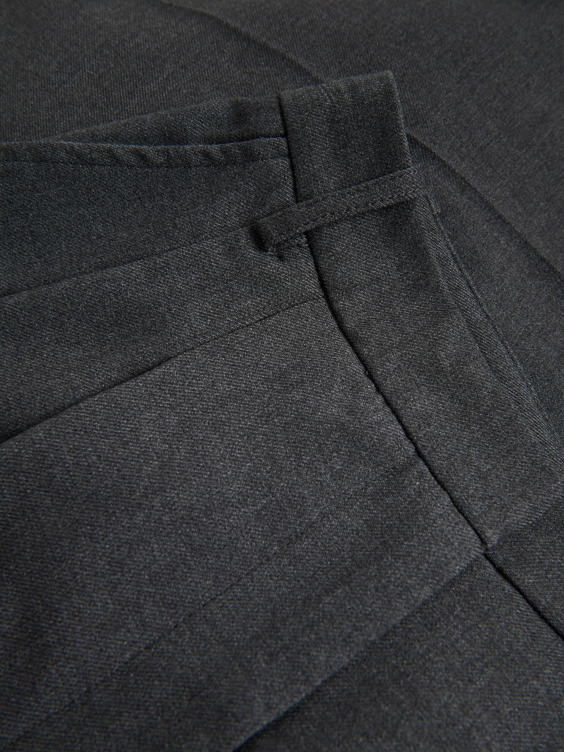 MID GREY Trousers with pressed crease, Grey, large image number 5