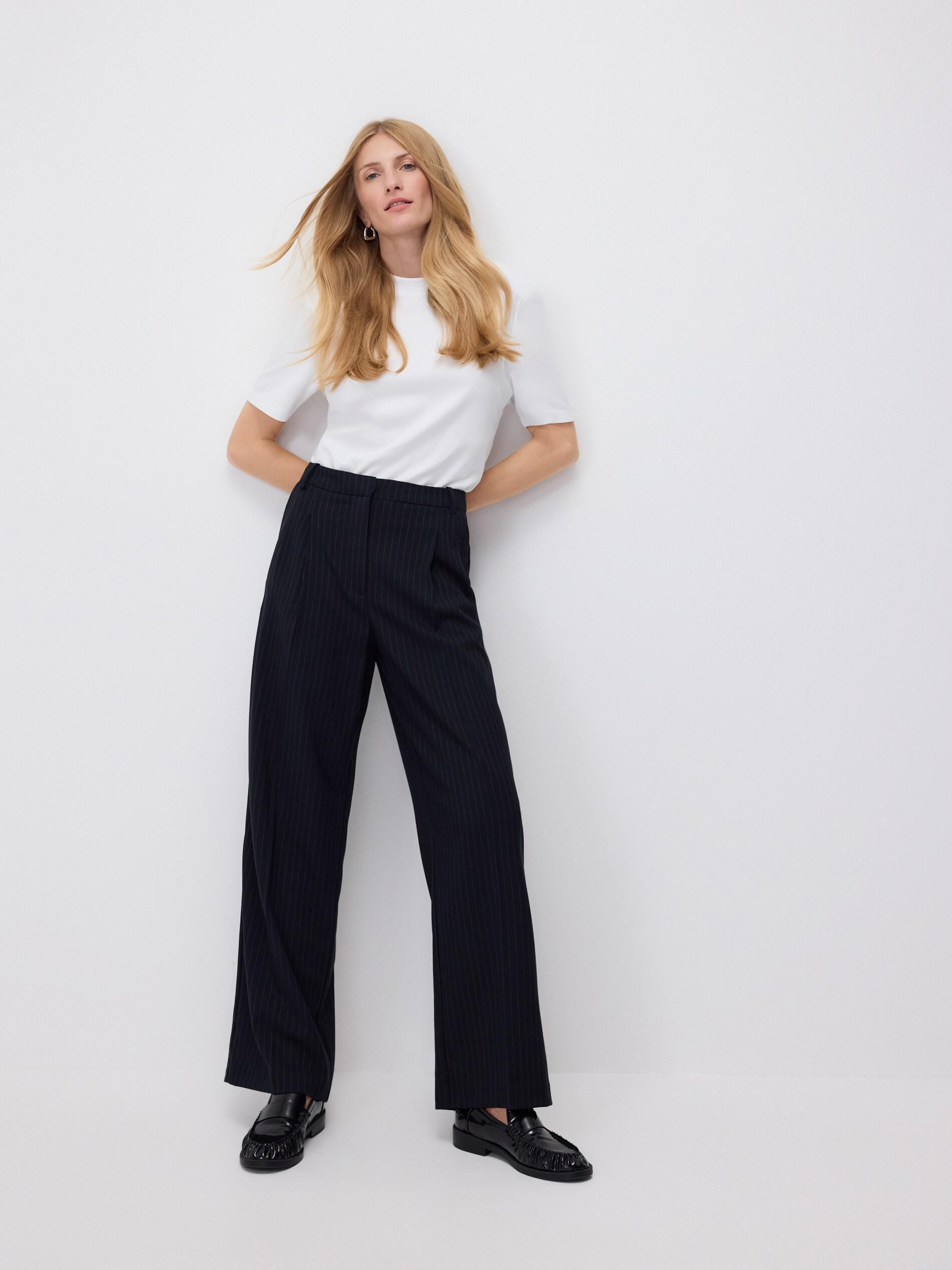 MULTICOLOR Trousers with pressed crease, Multicolor, large image number 0