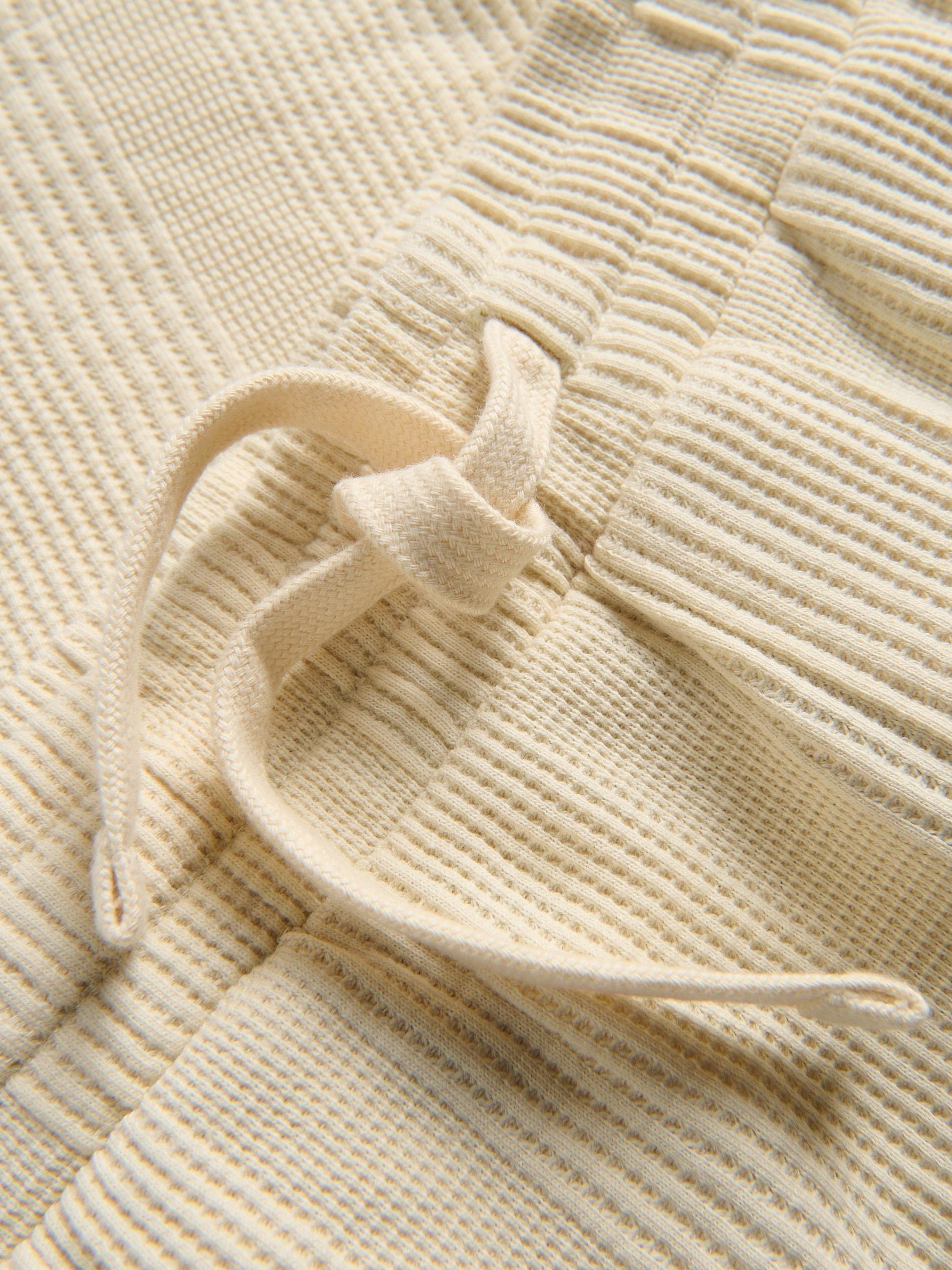BEIGE Structured regular fit shorts, , large image number 1