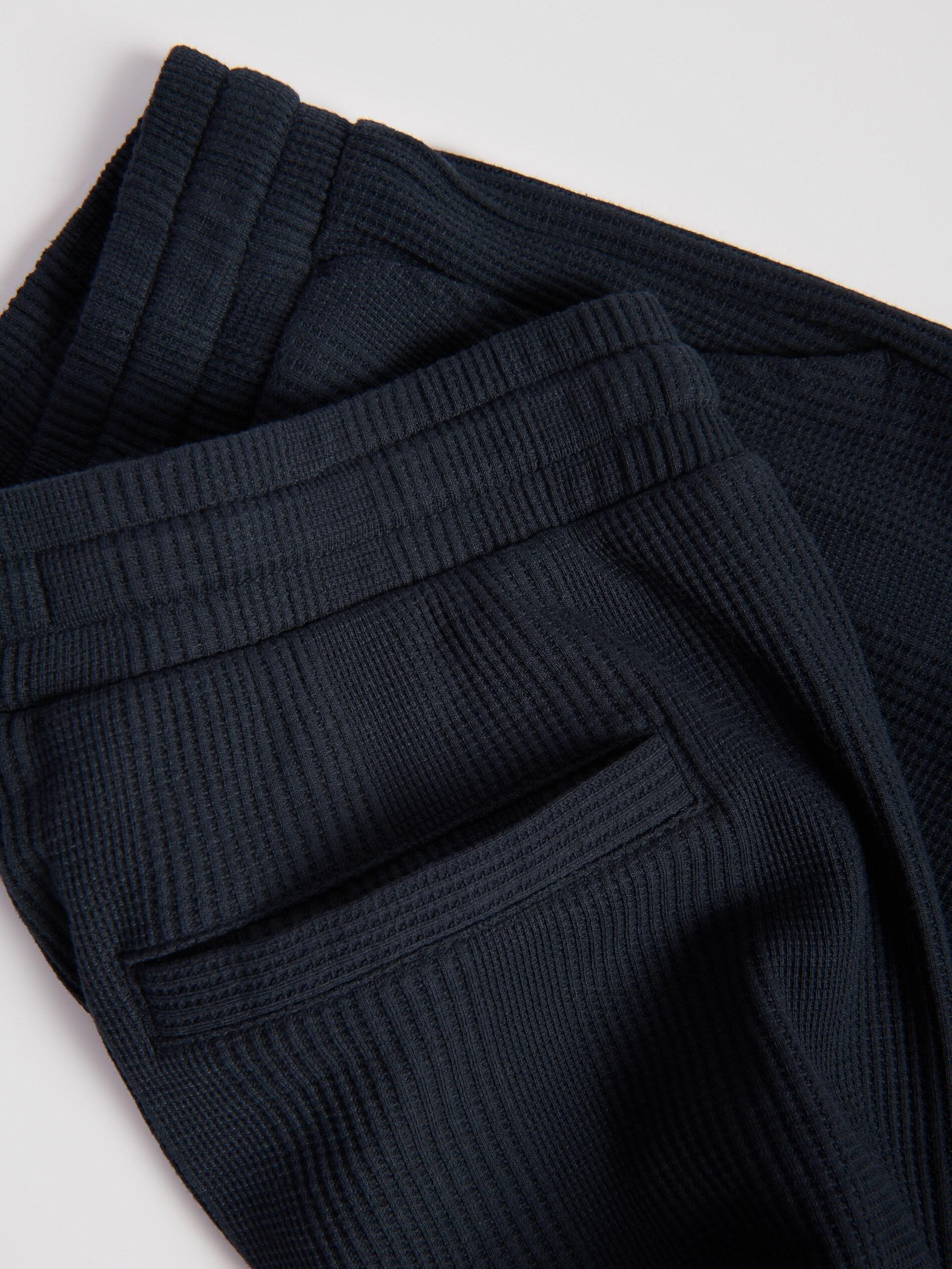 NAVY Structured regular fit shorts, Navy, large image number 3