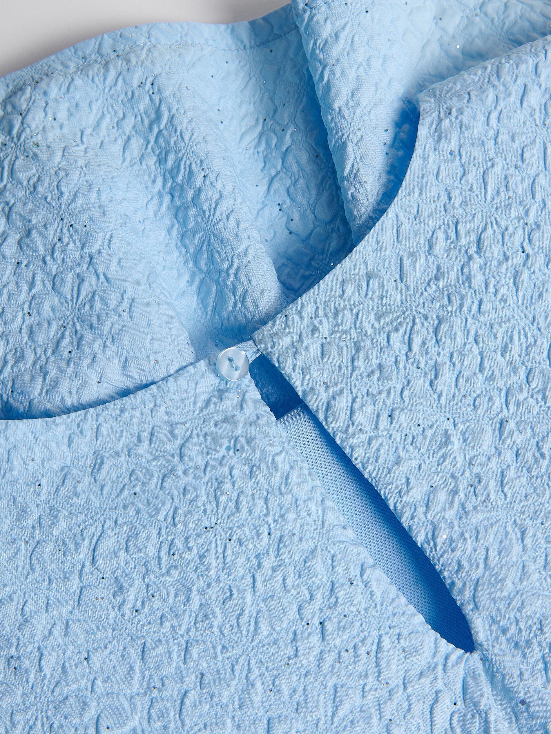 Blue Dress & Bag, Kids Girl, Blue, large image number 7