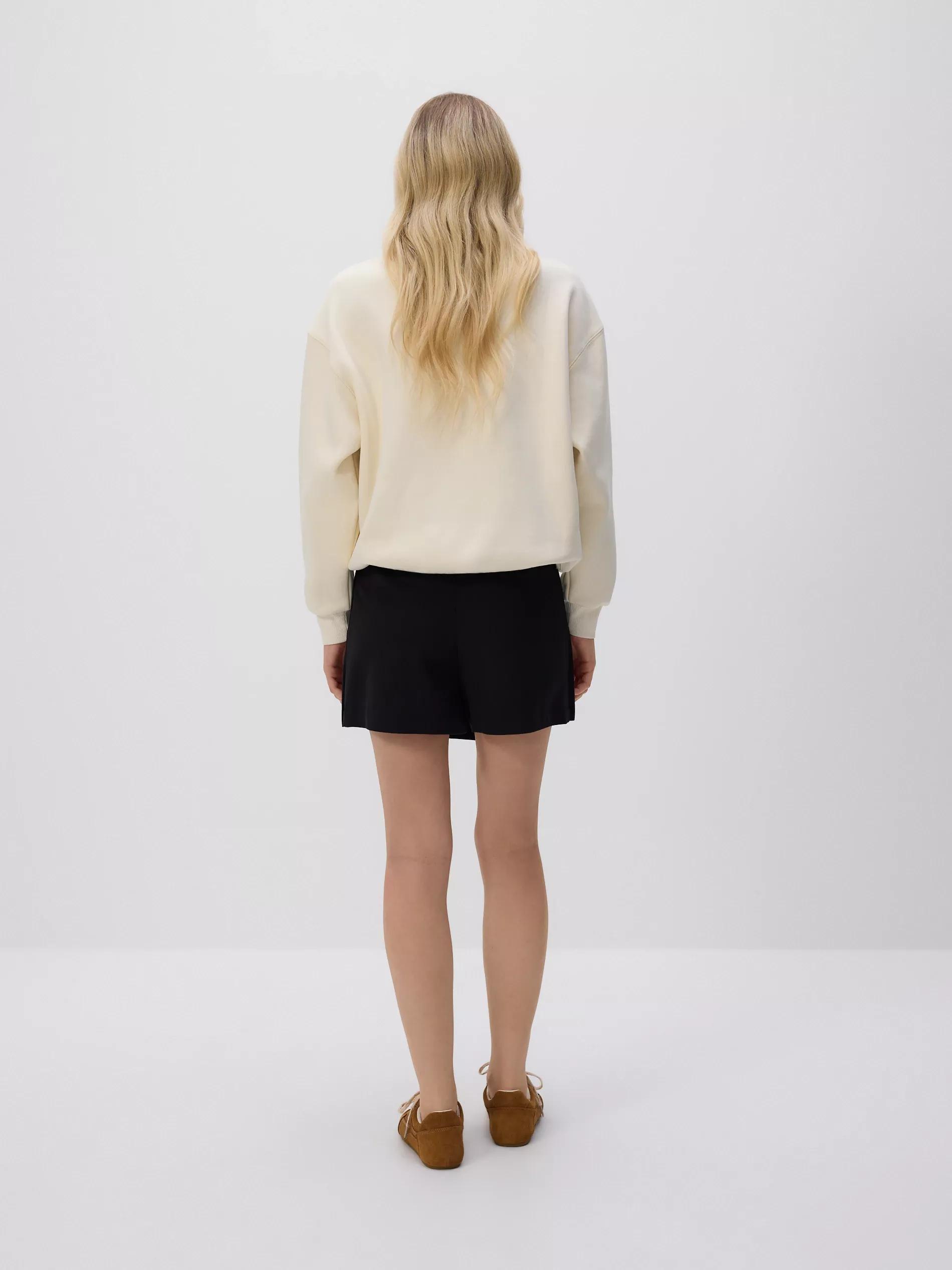 Black Shorts & Belt, Black, medium