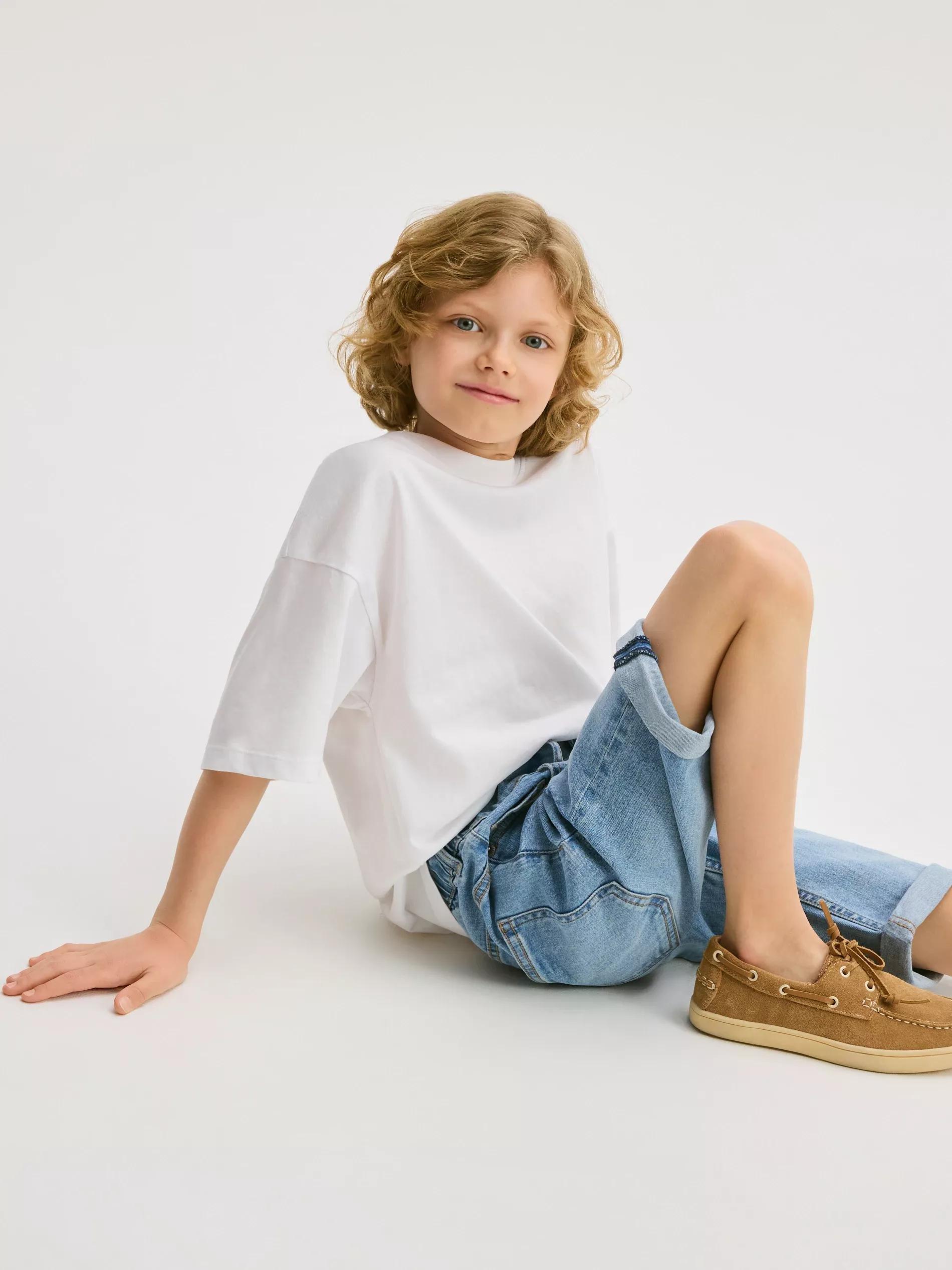 Blue Shorts, Kids Boy, , large image number 4
