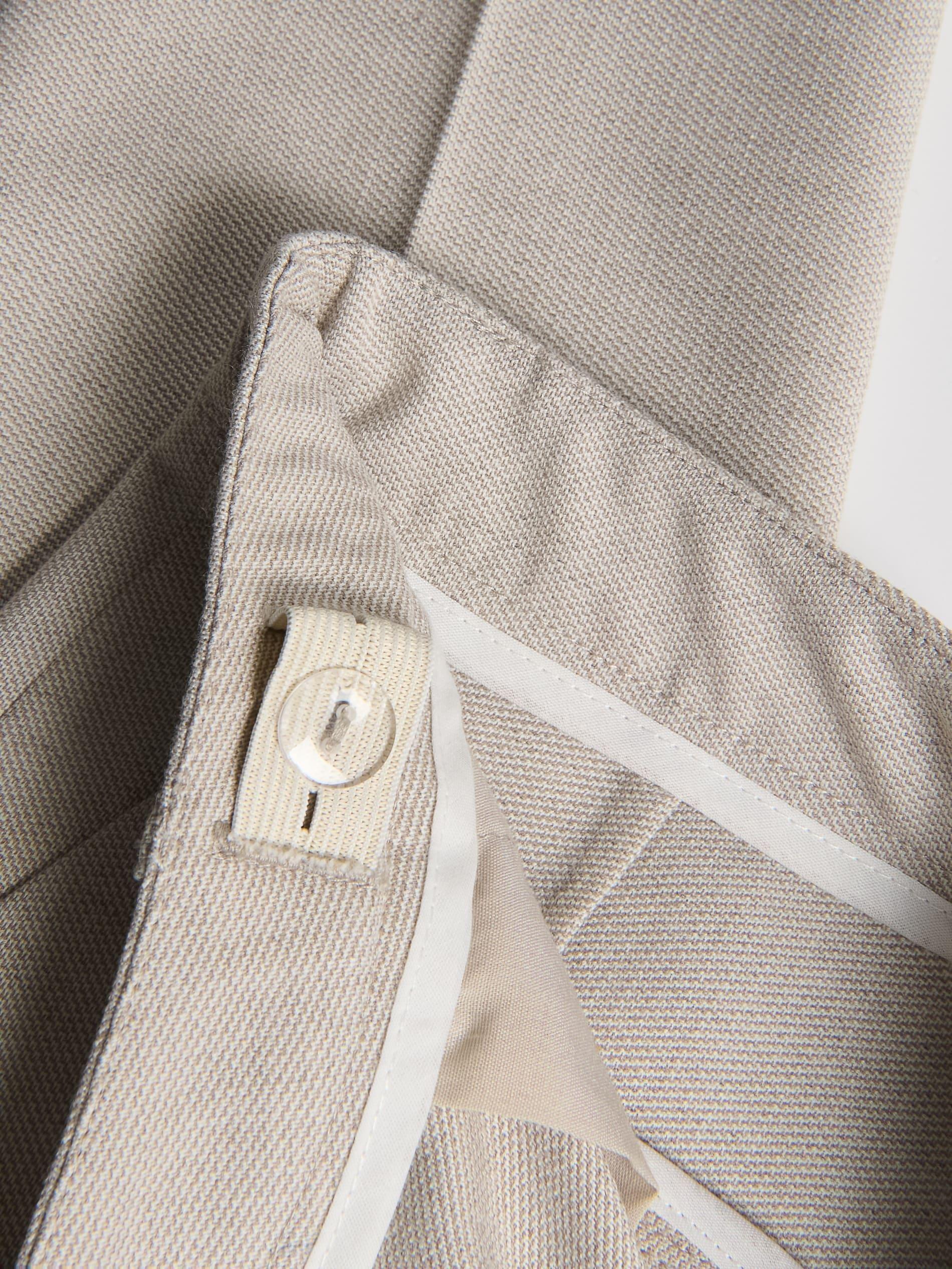 Beige Elegant Trousers, Beige, large image number 1