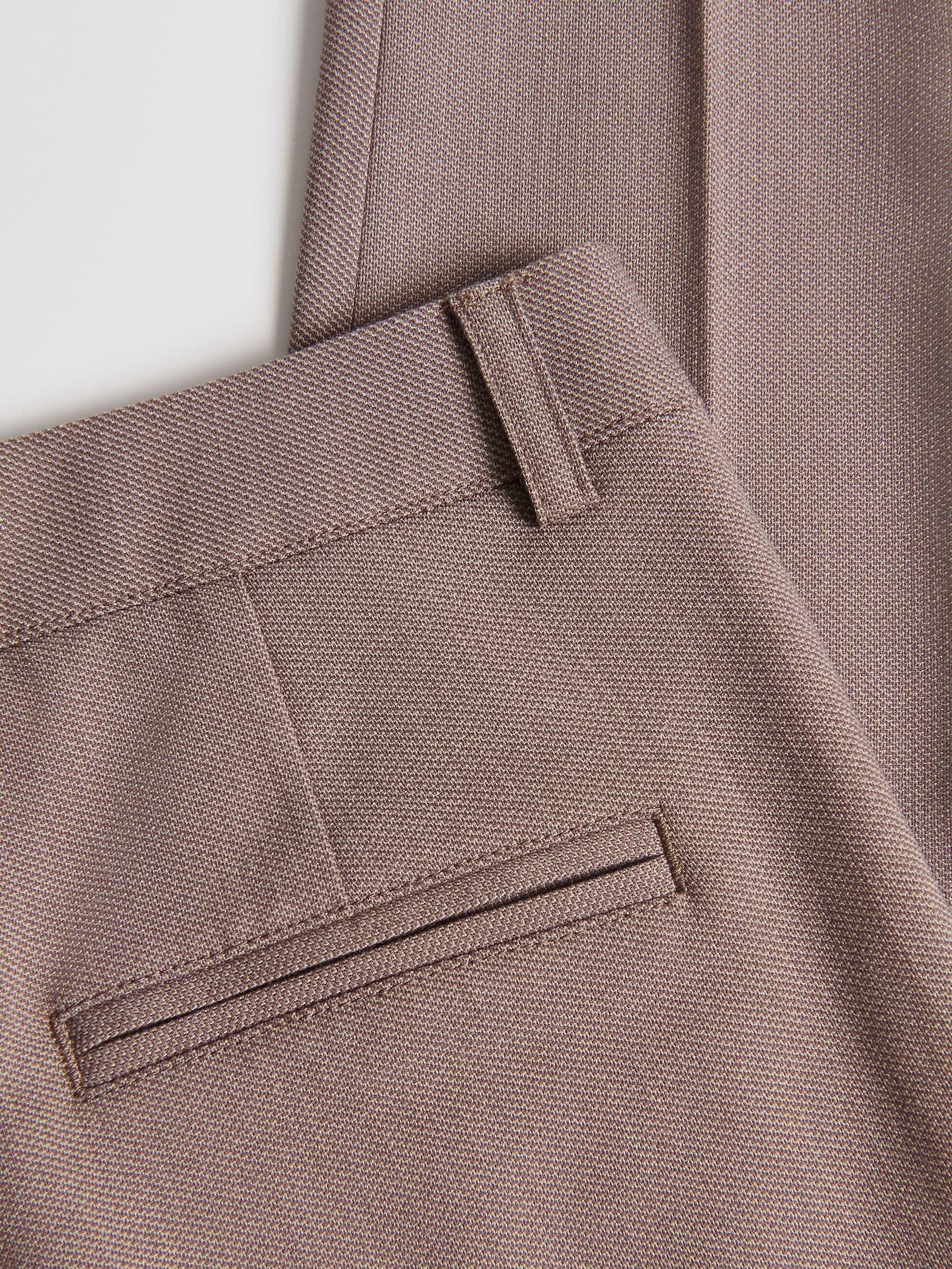 Brown Elegant Trousers, Brown, large image number 2