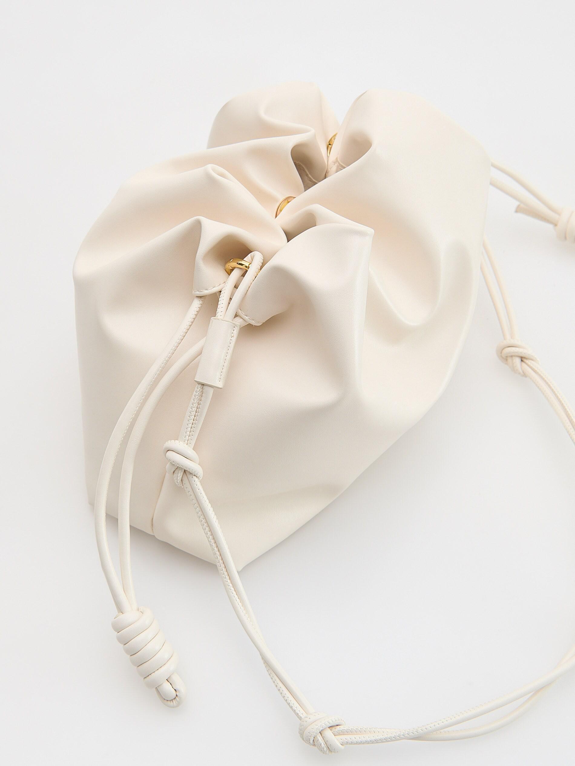 White Shoulder Bag, White, large image number 3