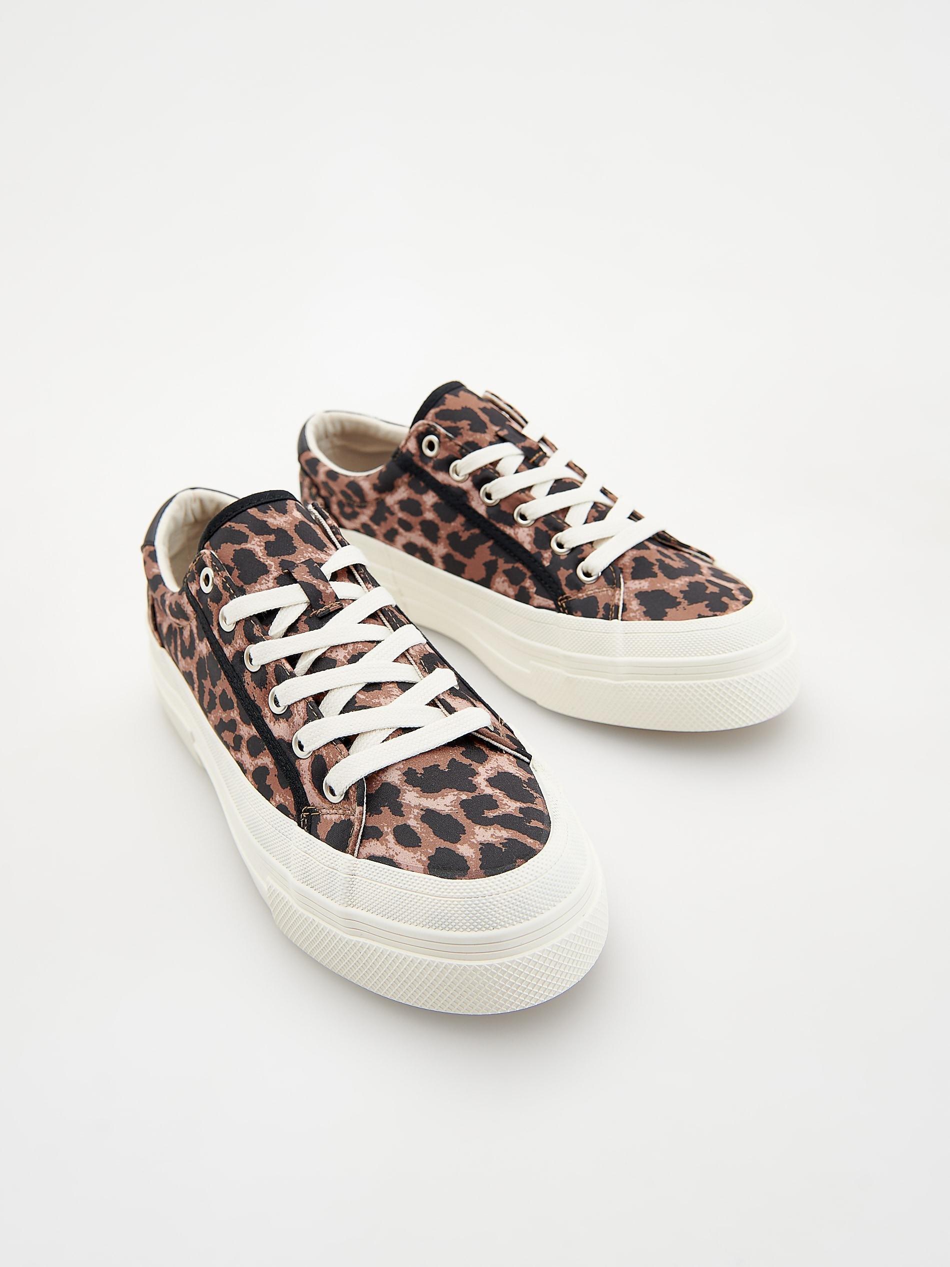 Multicolour Animal Pattern Sneakers, Multicolor, medium