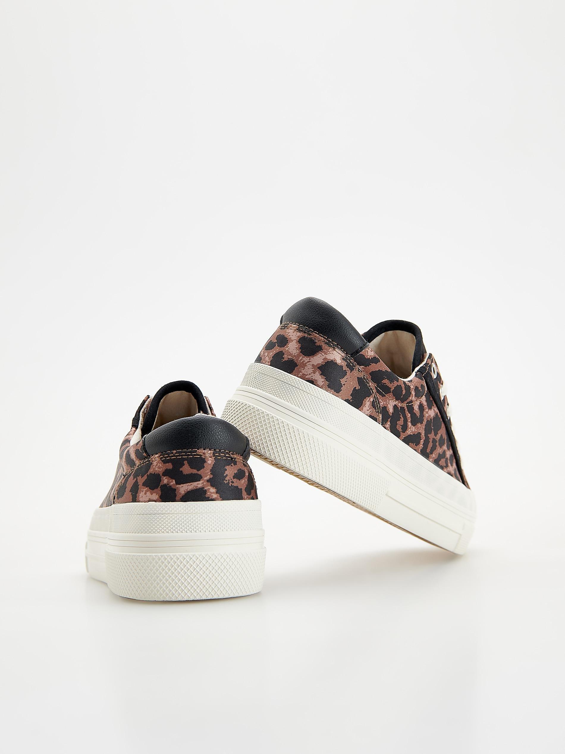 Multicolour Animal Pattern Sneakers, Multicolor, large image number 4