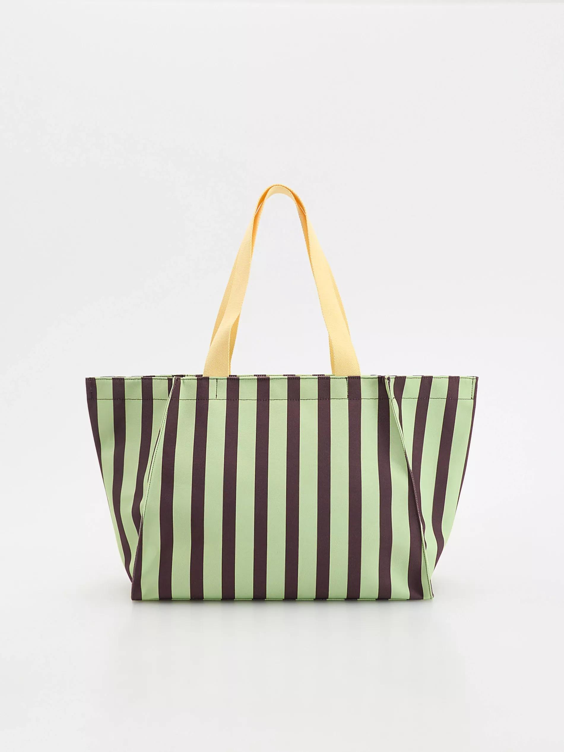Multicolour Striped Bag, Multicolor, large image number 1