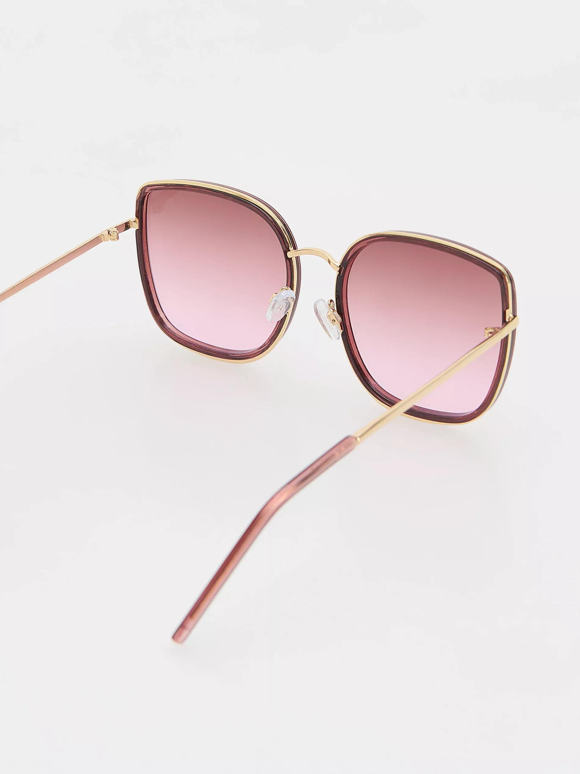 Maroon Sunglasses, Burgundy, large image number 1
