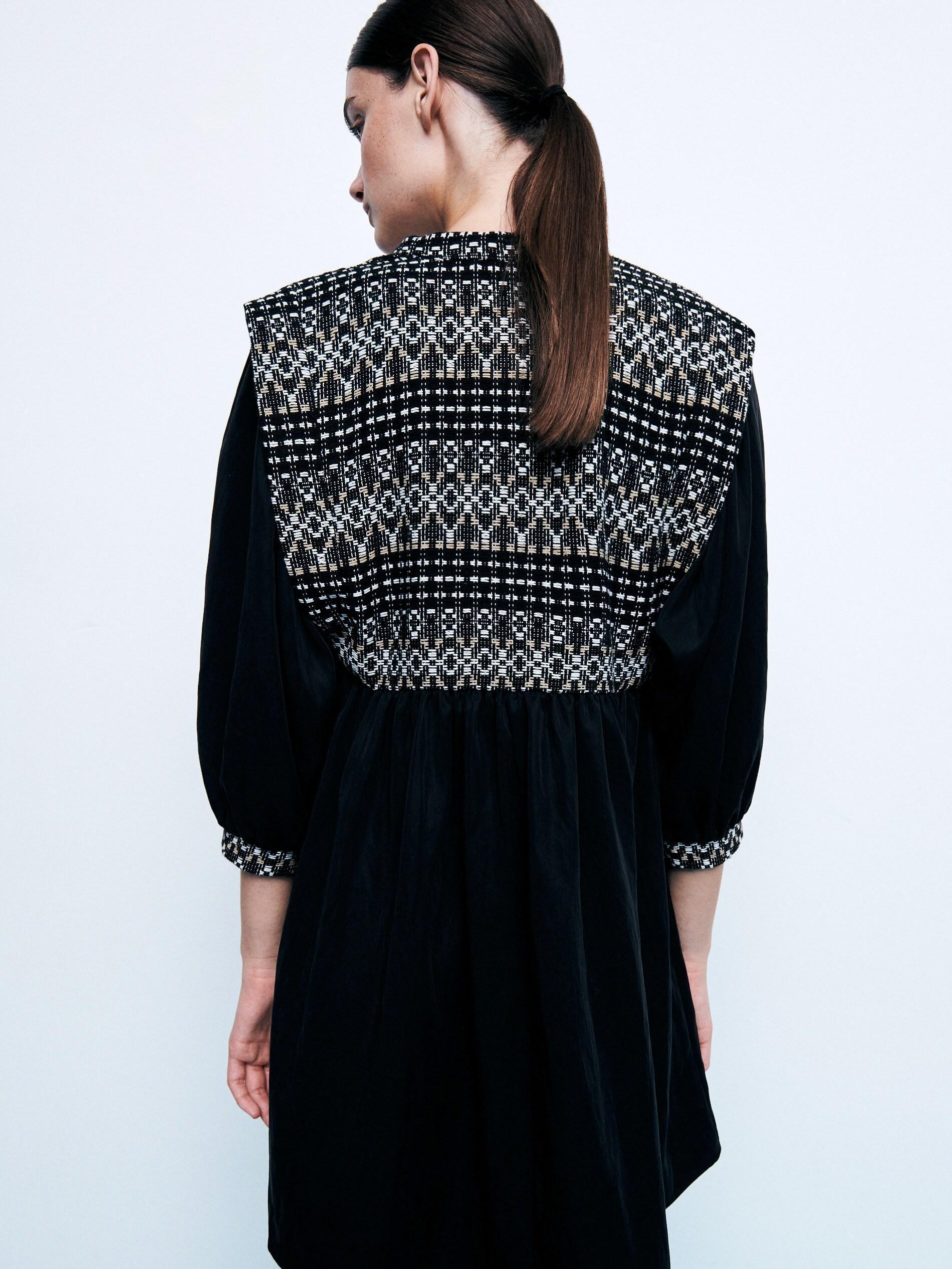 Multicolor Tencel Lyocell Rich Mini Dress, , large image number 2
