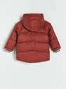 Reserved - Chestnut Relaxed Fit Quilted Jacket With Hood, Kids Boy