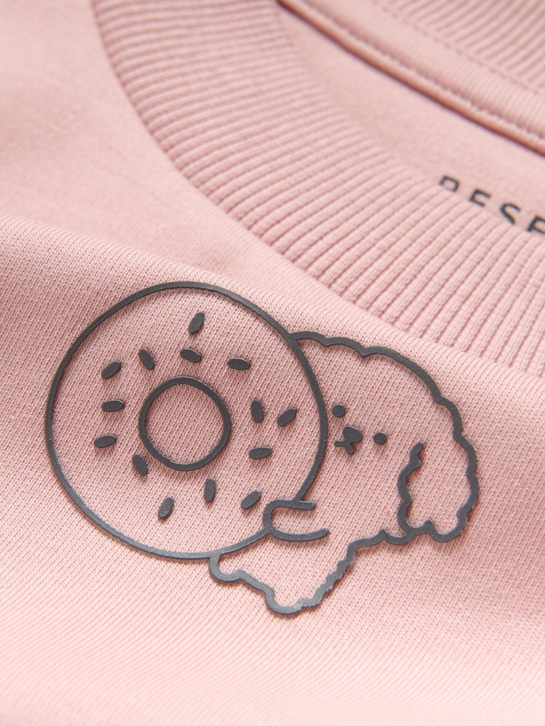 تيشيرت مع طبعة وردي, Pink, large image number 2