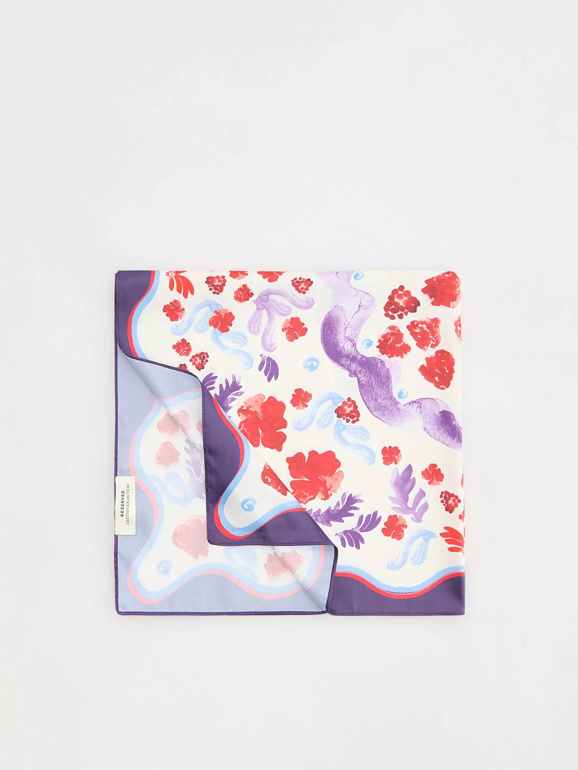 Multicolour Scarf With Original Design, Multicolor, large image number 4