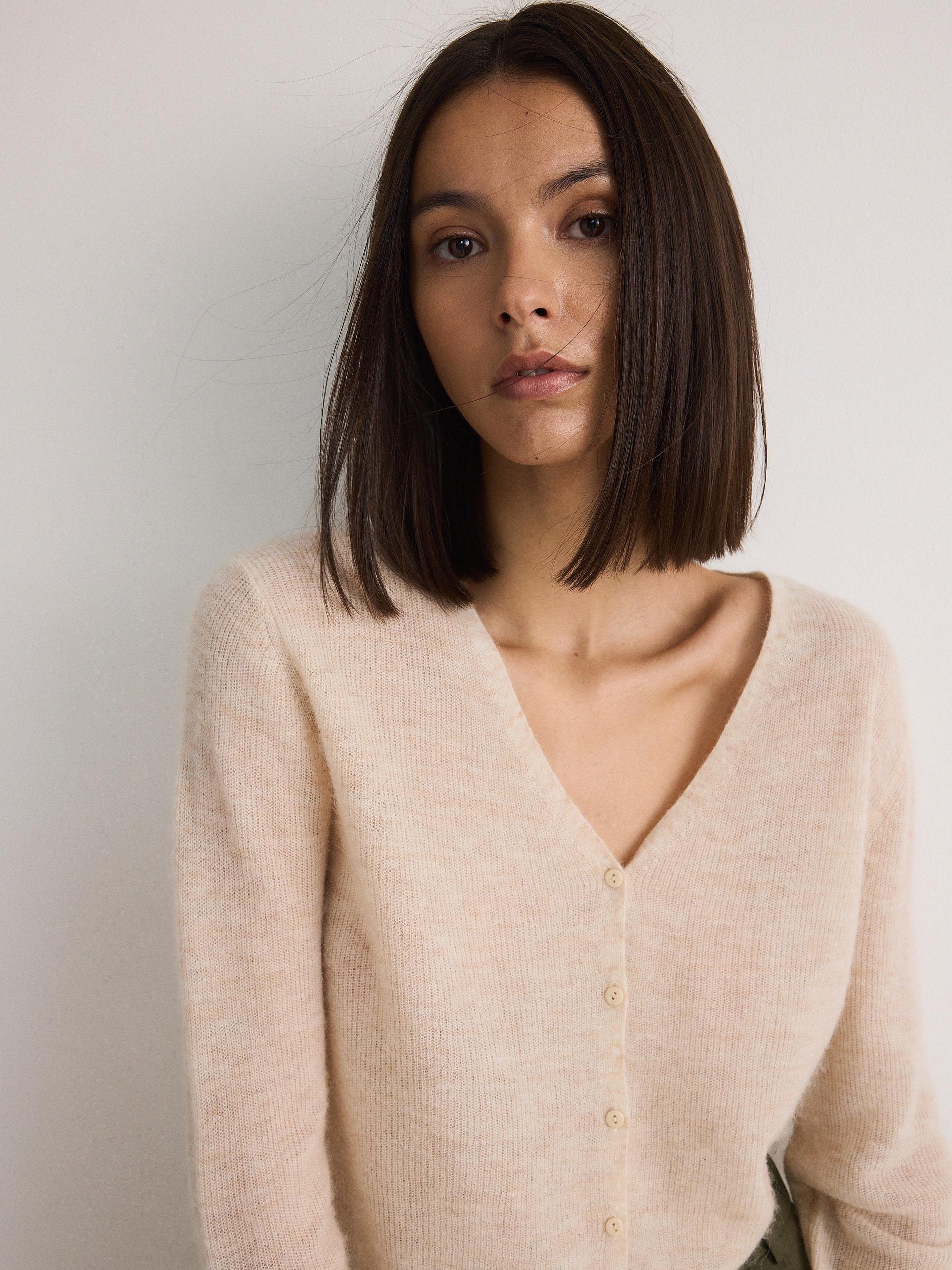 Beige Sweater, , large image number 3
