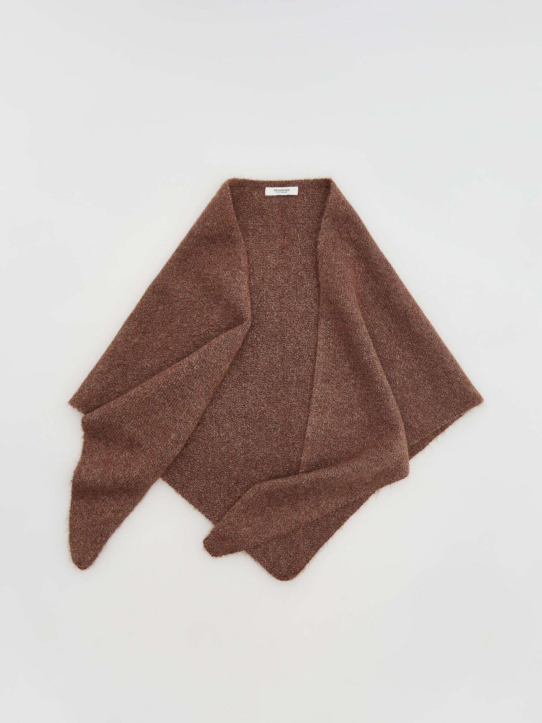 شال جيرسي معاد تدويره بني, , large image number 0