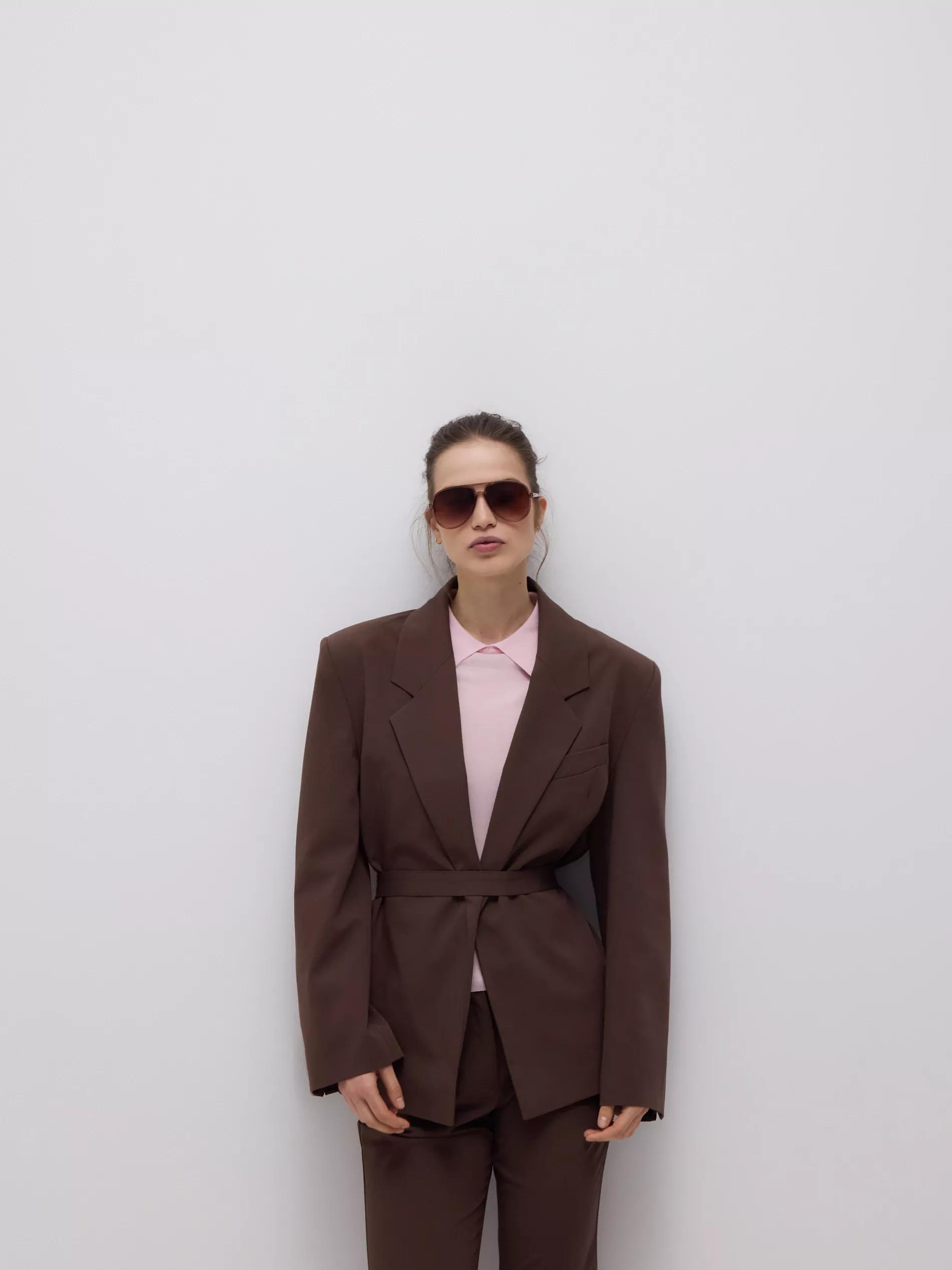 Brown Sunglasses, Brown, large image number 3