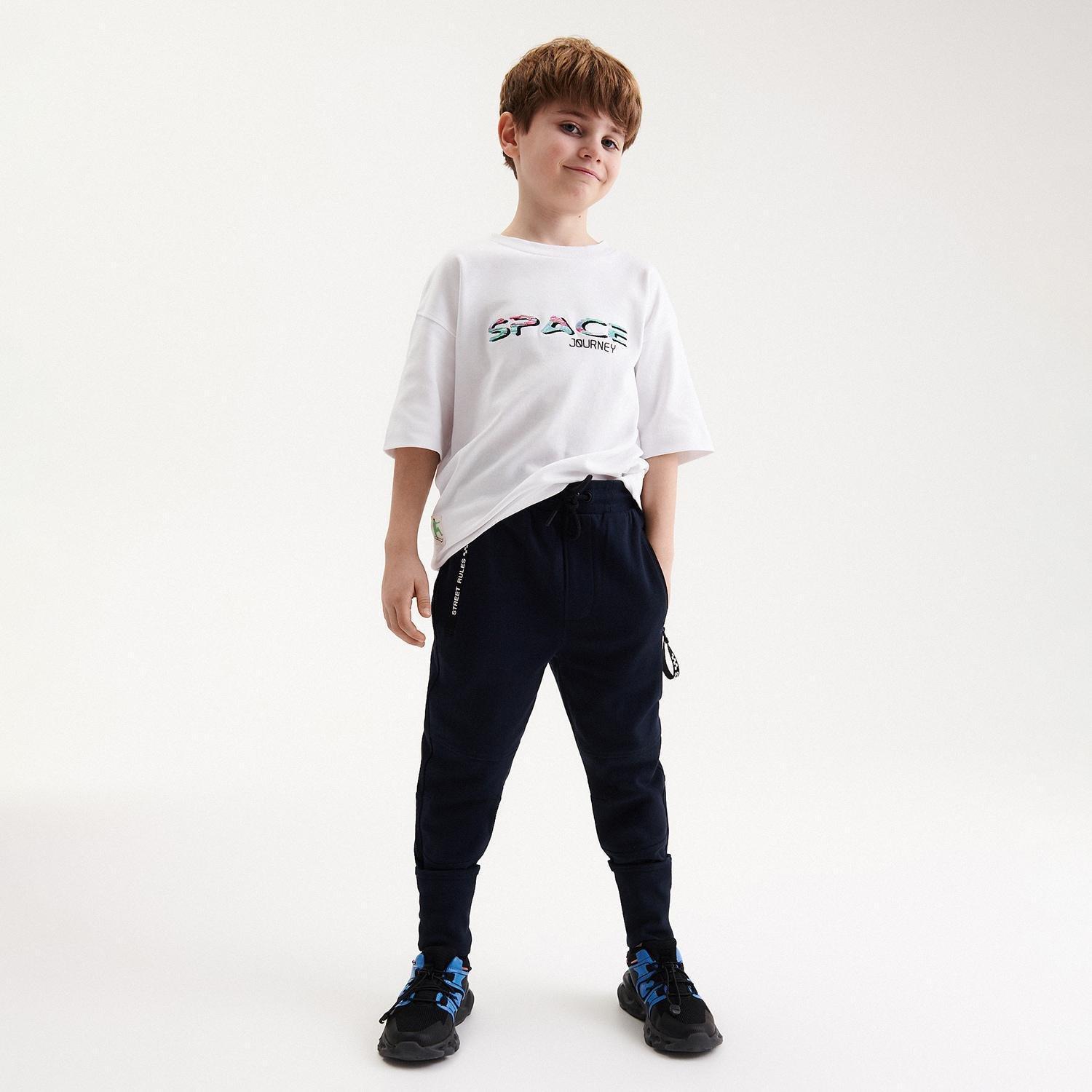 Reserved - Navy Jogger Sweatpants, Kids Boys