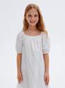 Reserved - White Fine Pattern Dress