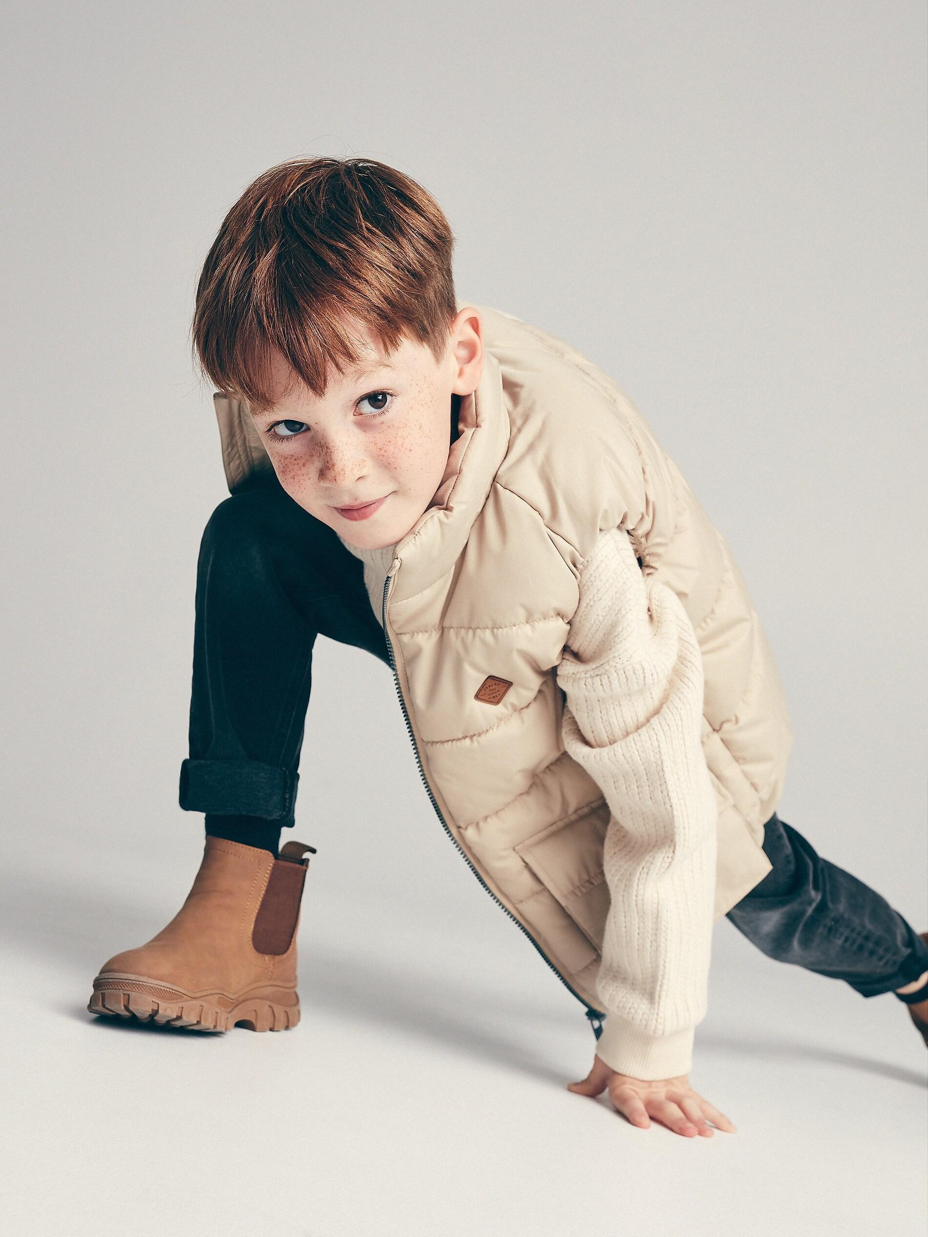 Black Slim Jeans With Wash Effect, Kids Boys, , large image number 1