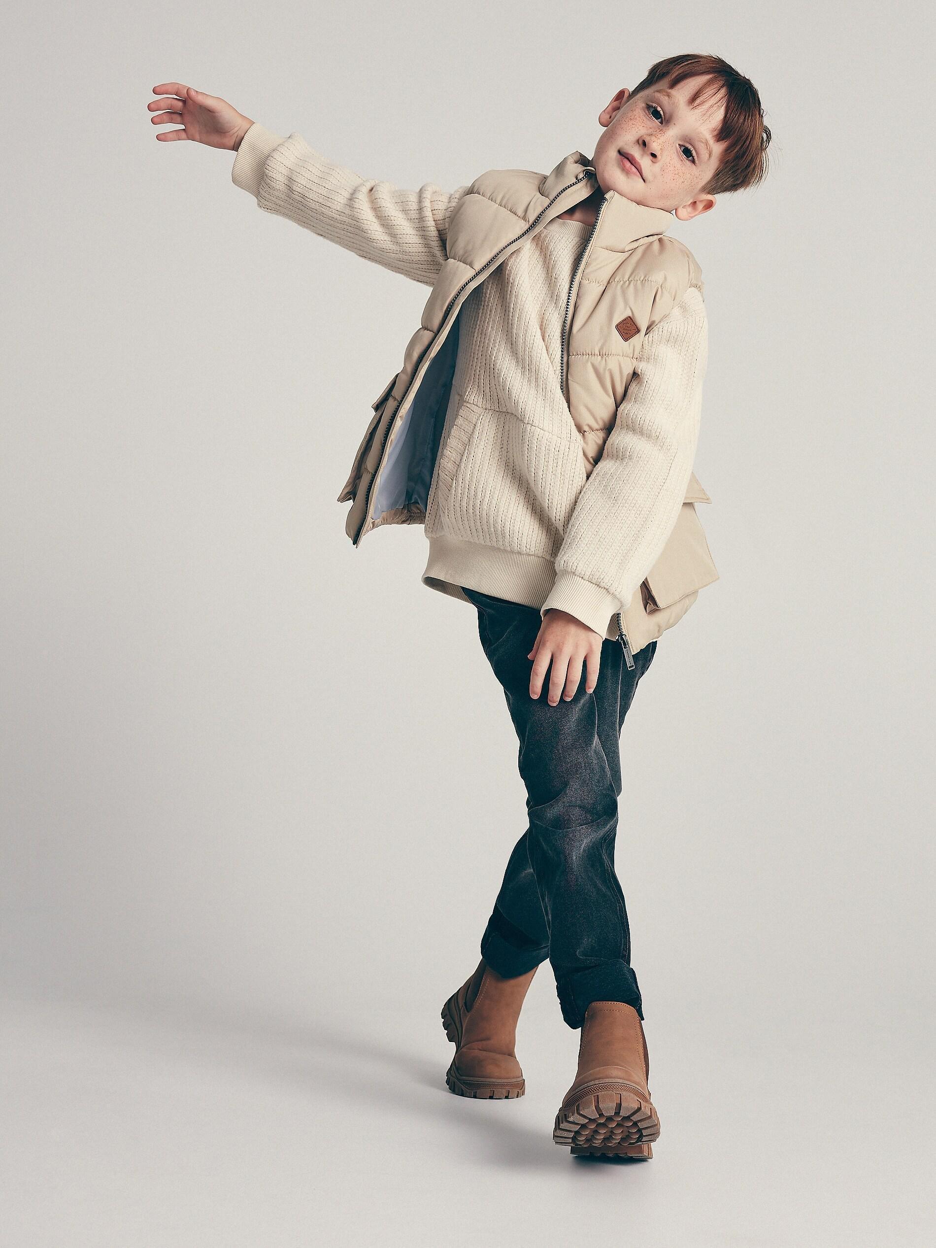 Black Slim Jeans With Wash Effect, Kids Boys, , large image number 2