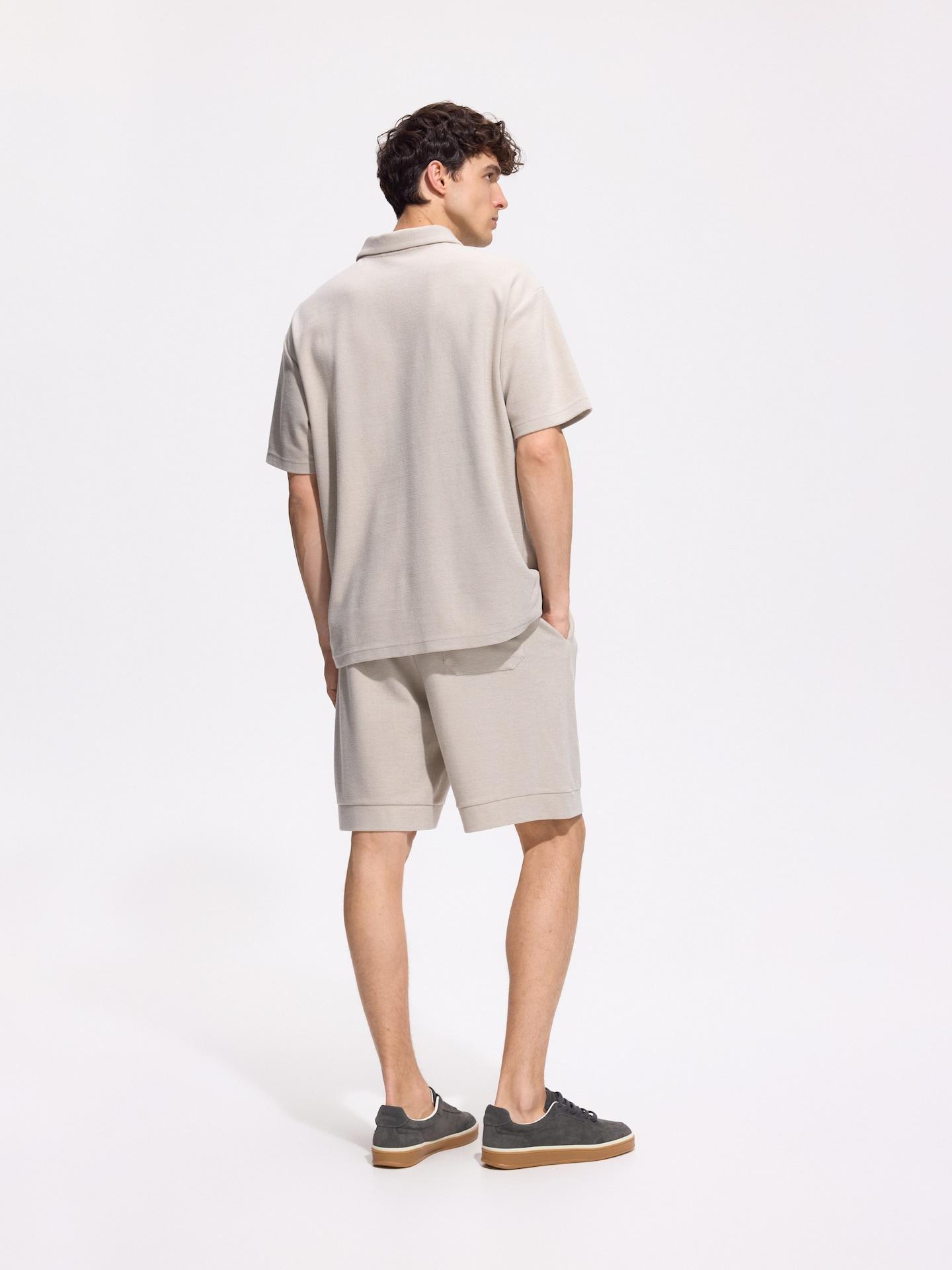 Grey Regular Shorts, Light grey, large image number 3