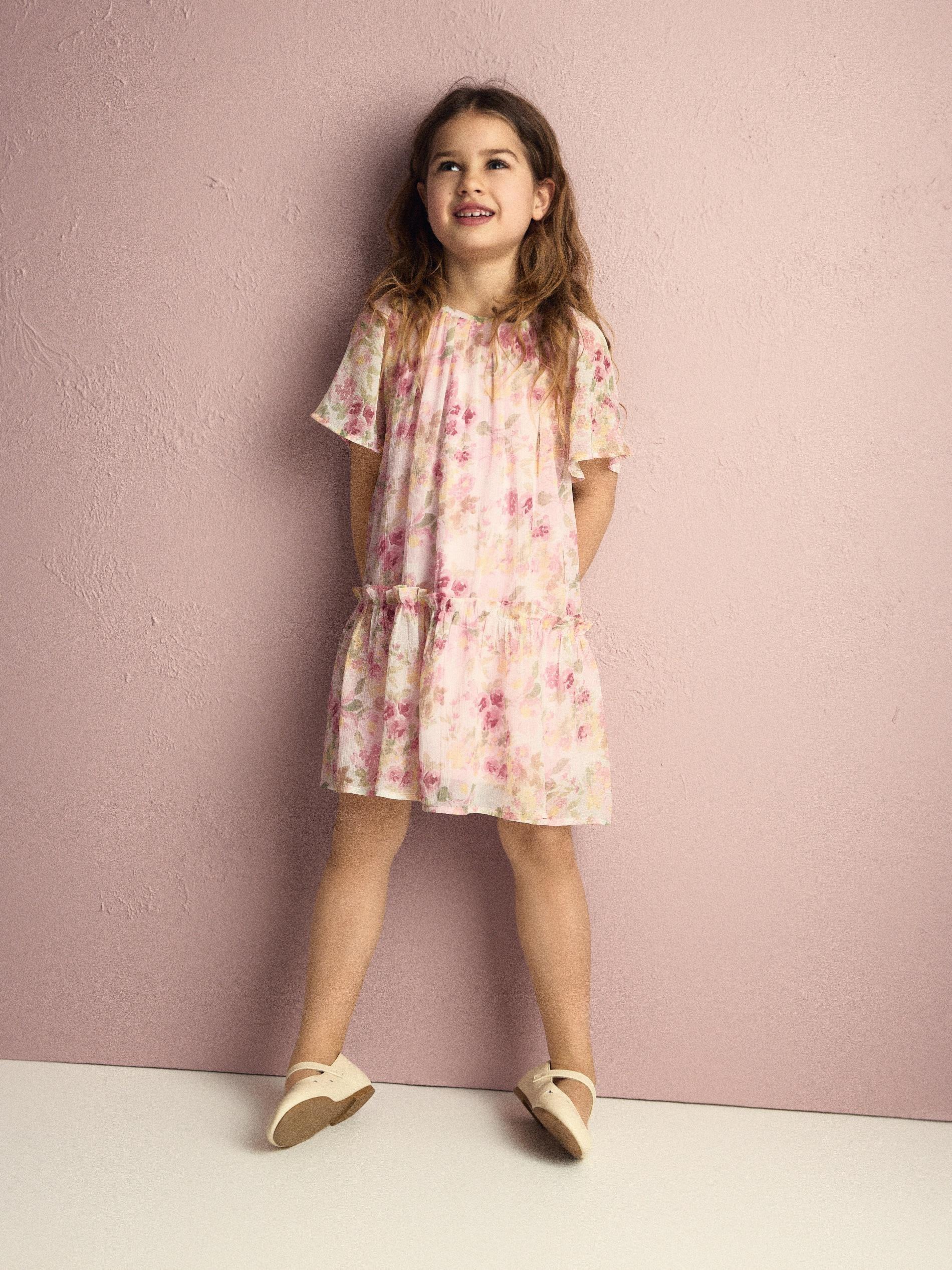 Pink Floral Dress, 7401_03P, large image number 2