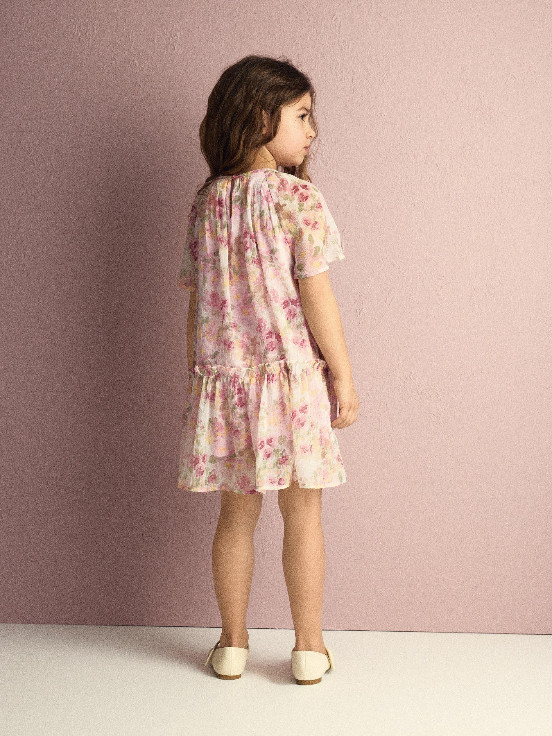 Pink Floral Dress, 7401_03P, large image number 5