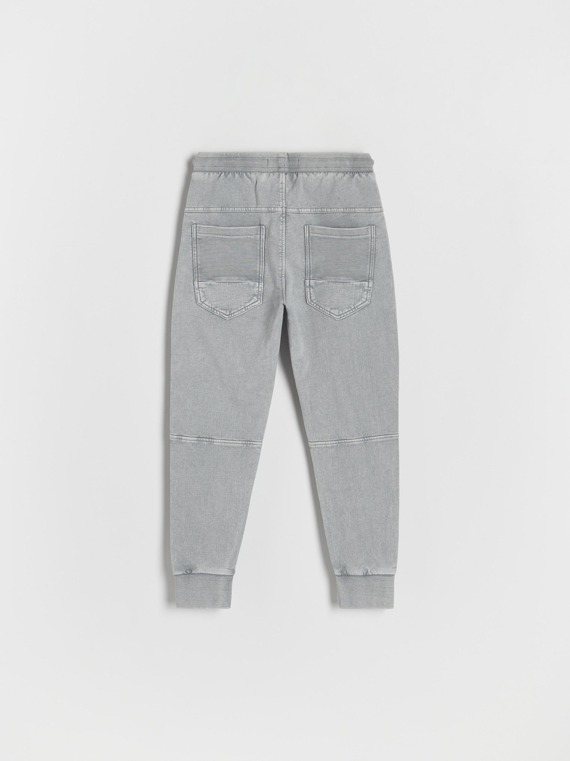 Grey Sweat Biker Joggers, Kids Boys, , large image number 4