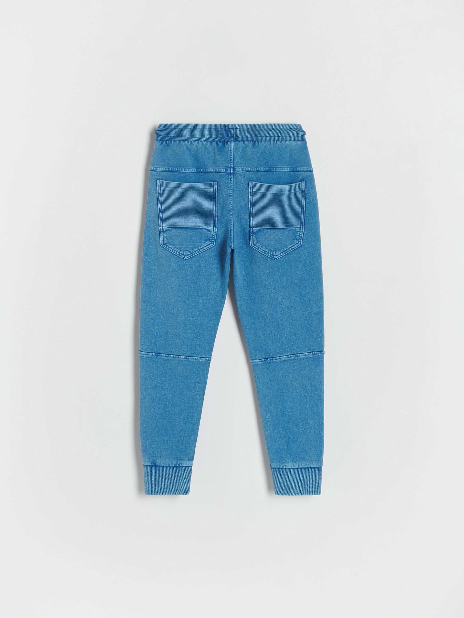 Navy Sweat Biker Joggers, Kids Boys, , large image number 3