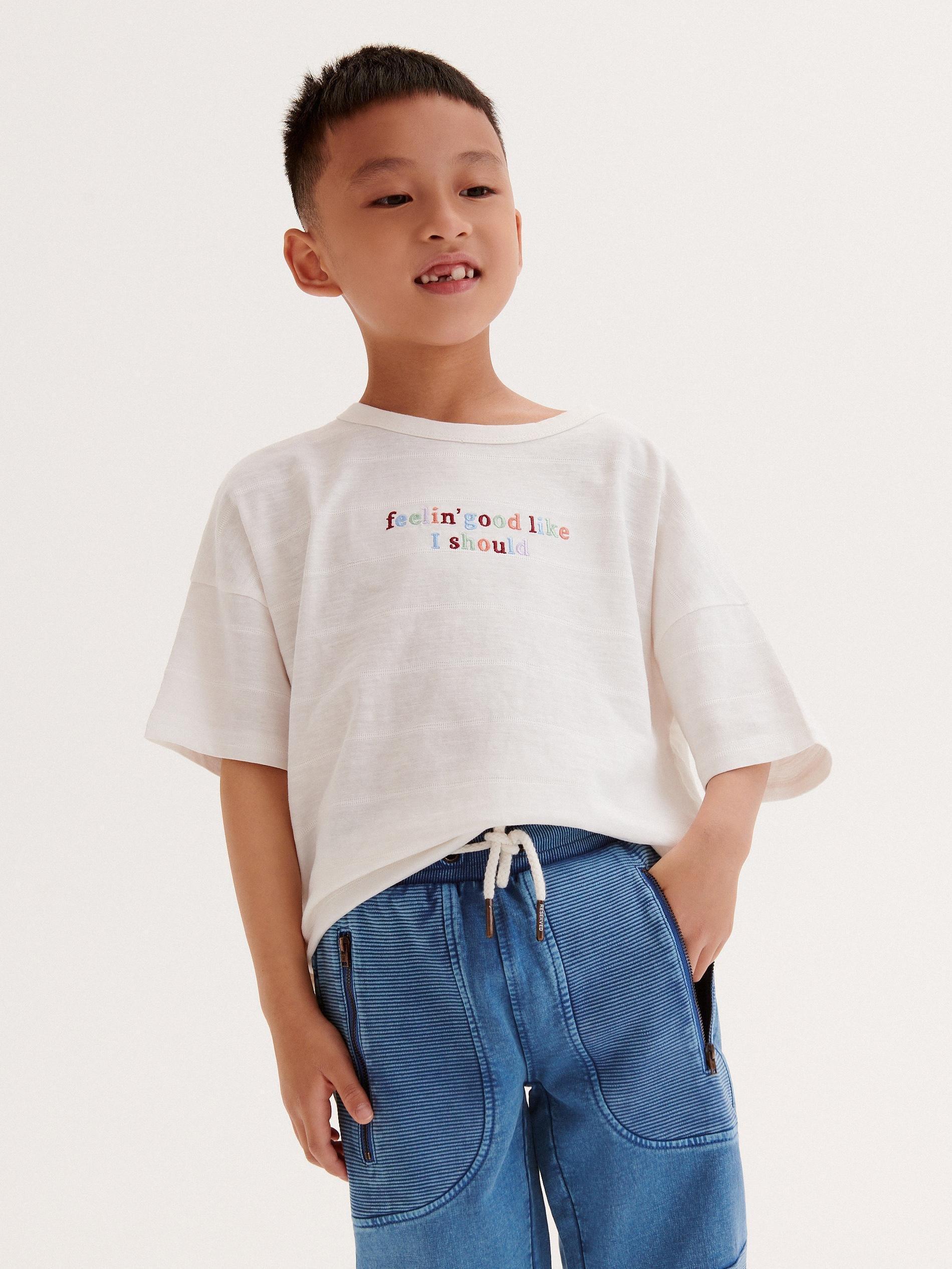 Navy Sweat Biker Joggers, Kids Boys, , large image number 4