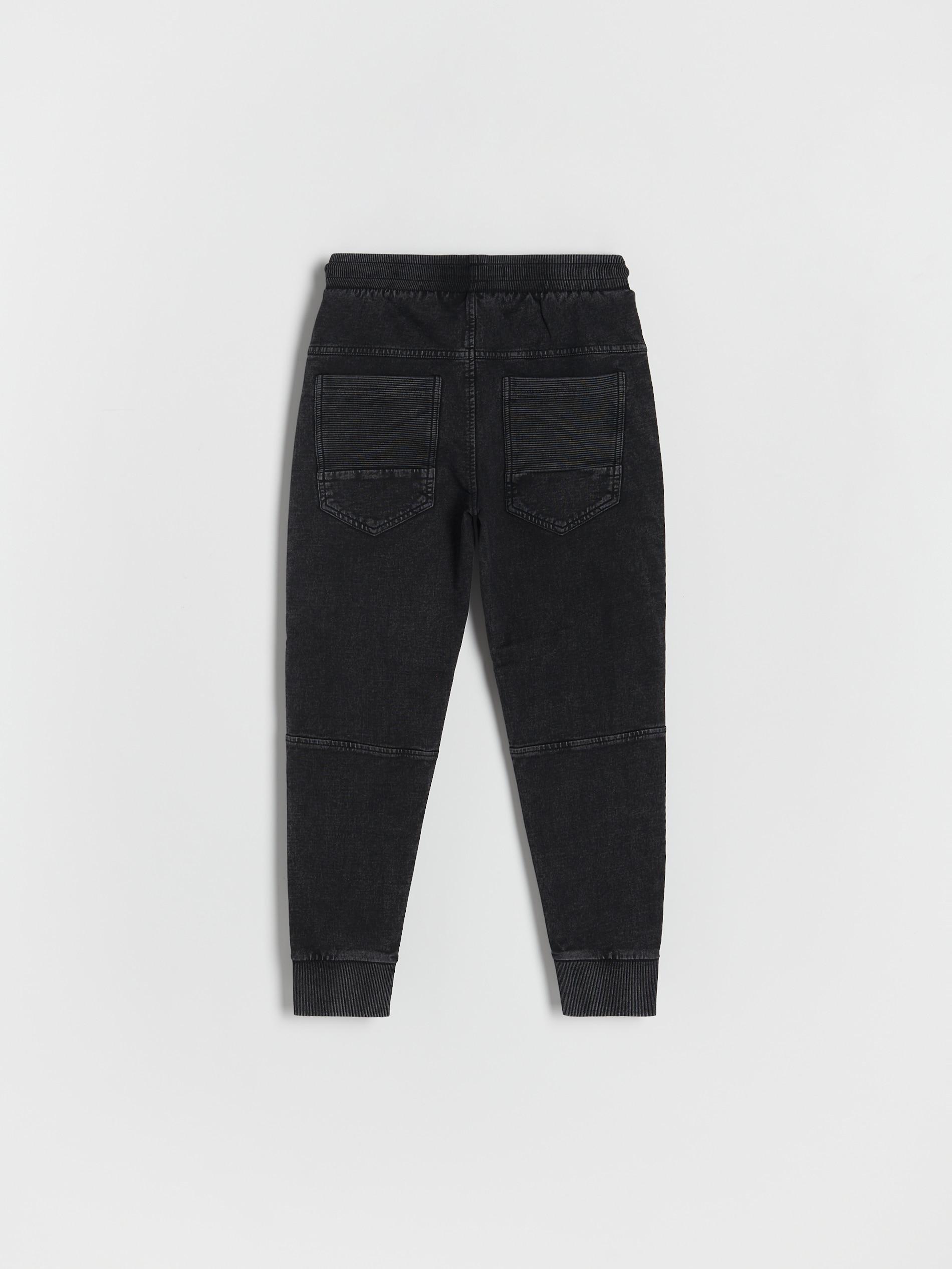 Black Sweat Biker Joggers, Kids Boys, , large image number 1