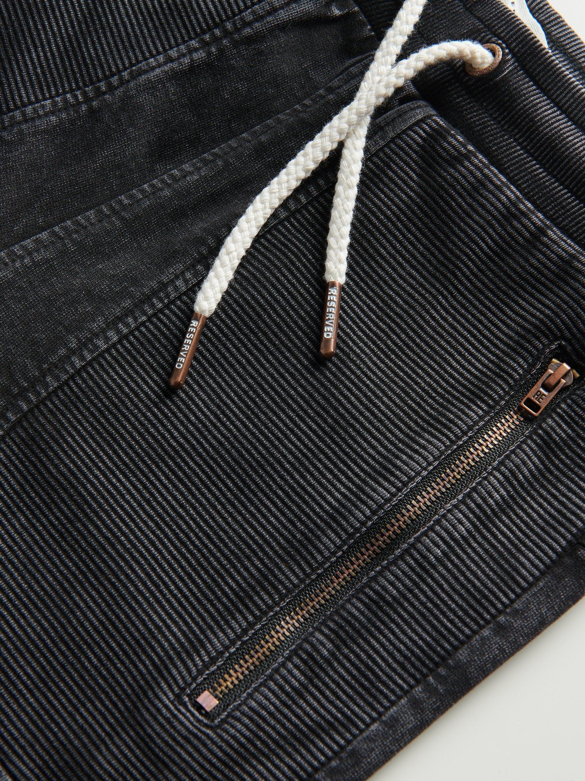 Black Sweat Biker Joggers, Kids Boys, , large image number 4