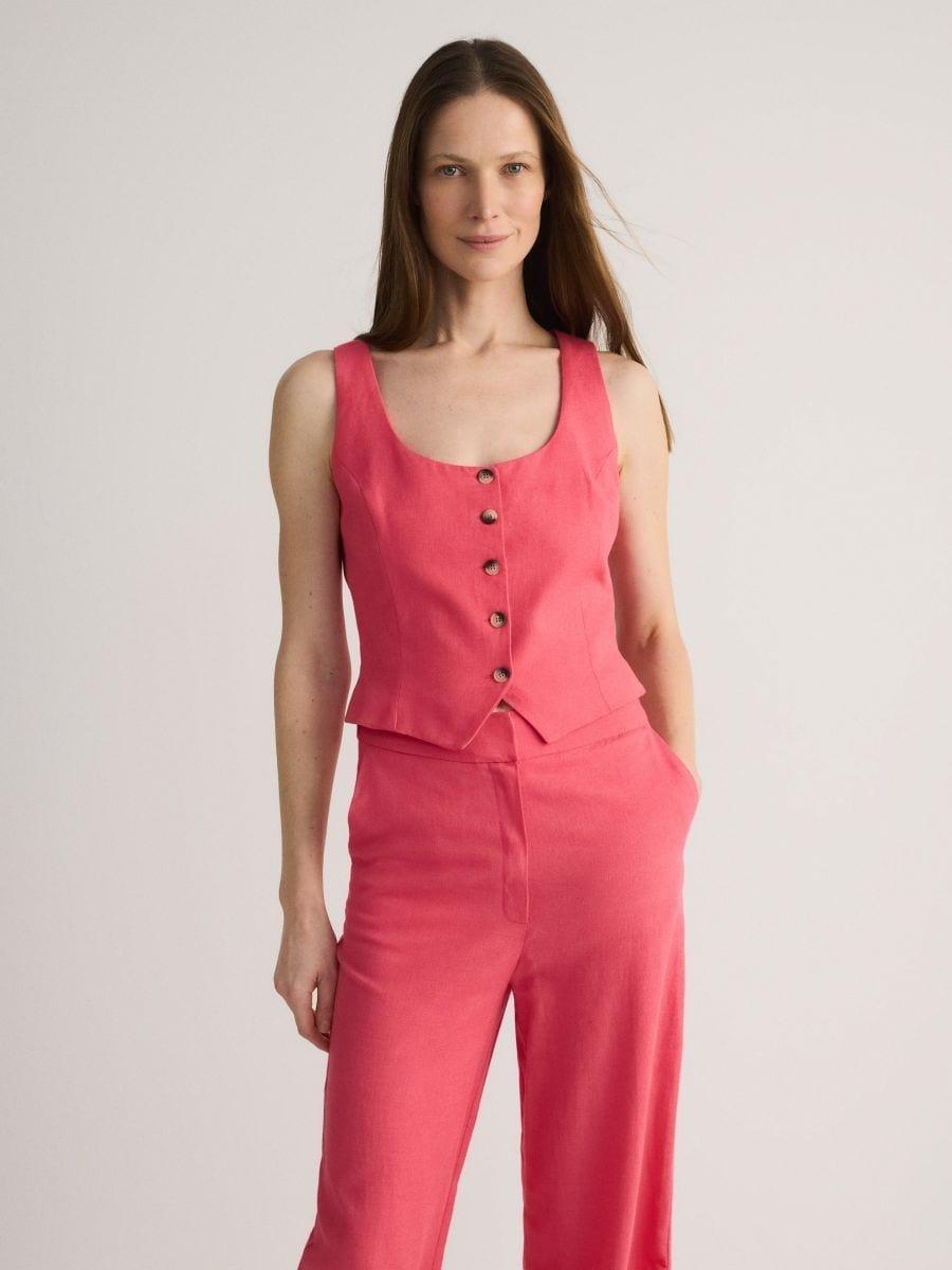 Red Trousers, Red, medium