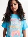 Reserved - Turquoise Applique T-Shirt, Kids Girls