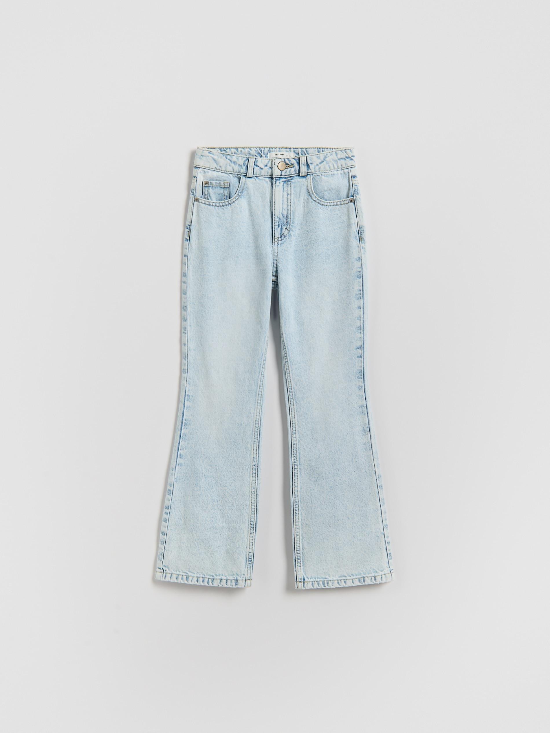 Blue Bootcut Jeans, Blue, large image number 0