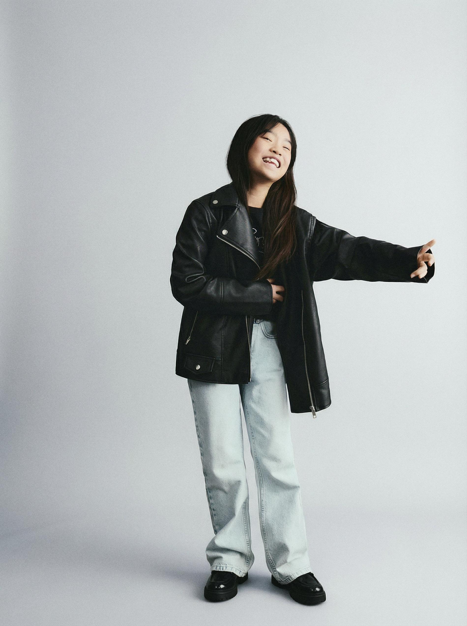 Blue Bootcut Jeans, Blue, large image number 3