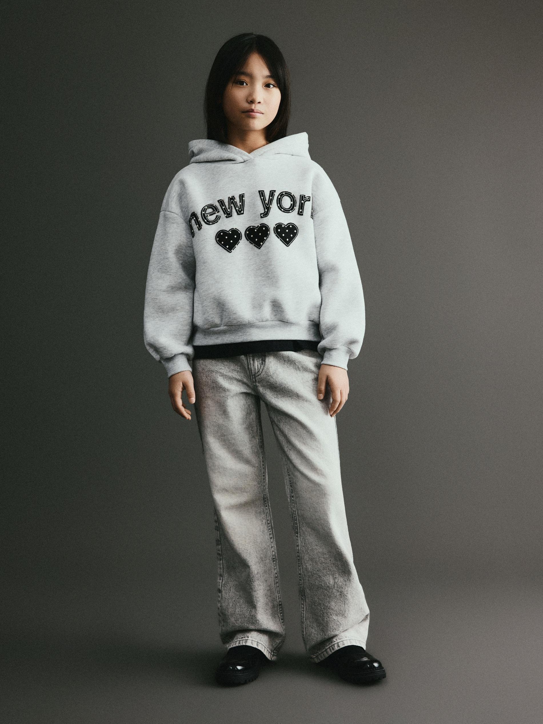 Grey Bootcut Jeans, Light grey, large image number 4