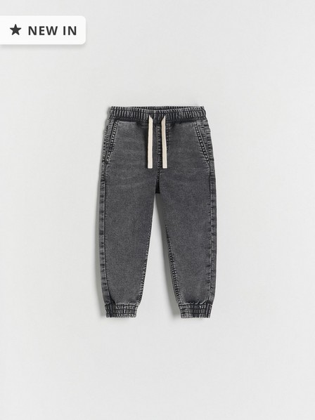 Reserved - light grey Elastic jogger jeans
