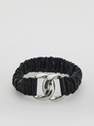 Reserved - Black Faux Leather Gathered Belt, Women